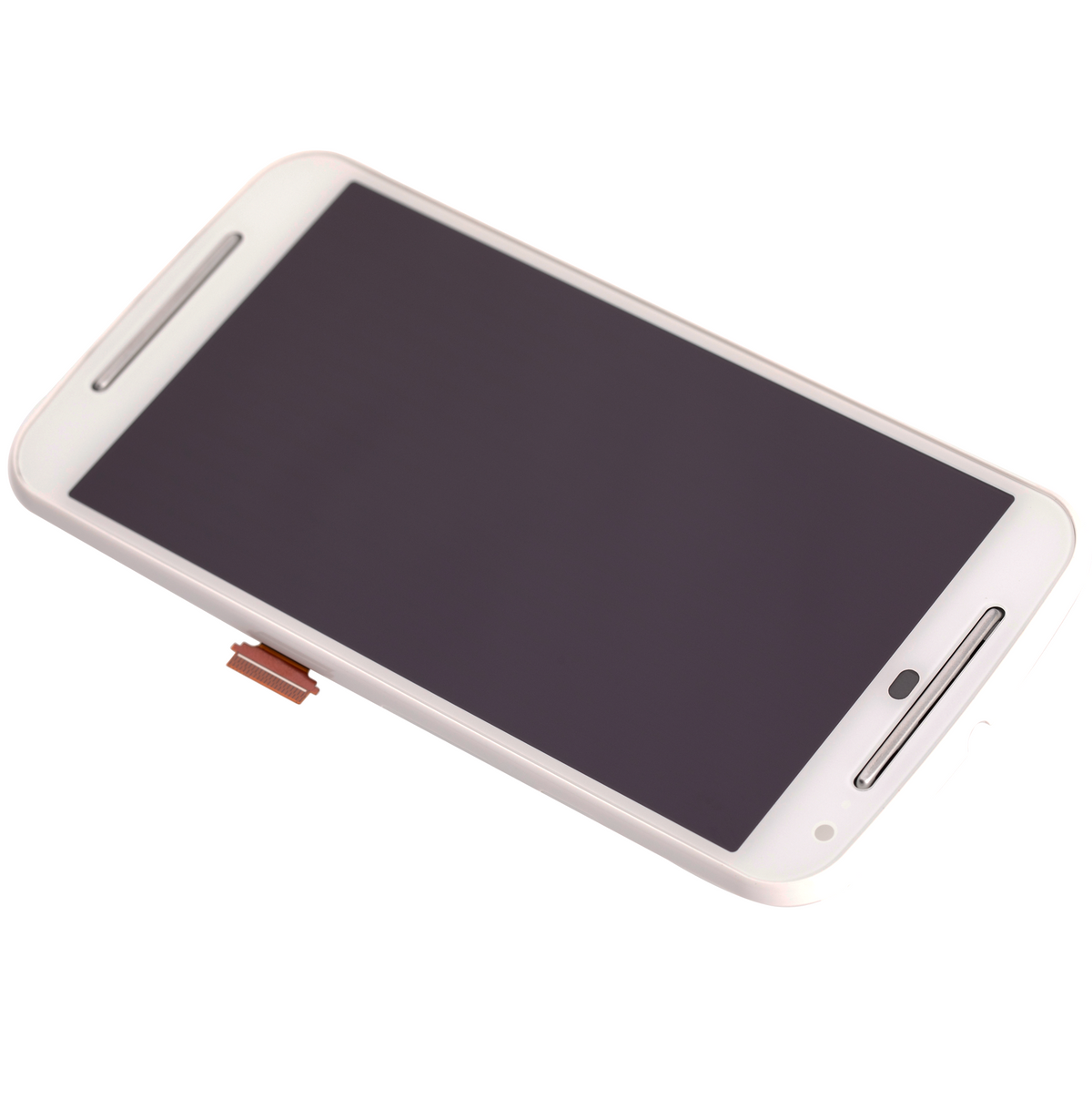 LCD Assembly With Frame For Motorola Moto G2 (XT1064 / XT1068 / XT1069 / 2014) (Refurbished) (White) | compatible mobile phone replacement part | SKU 107082033904 | product image 5