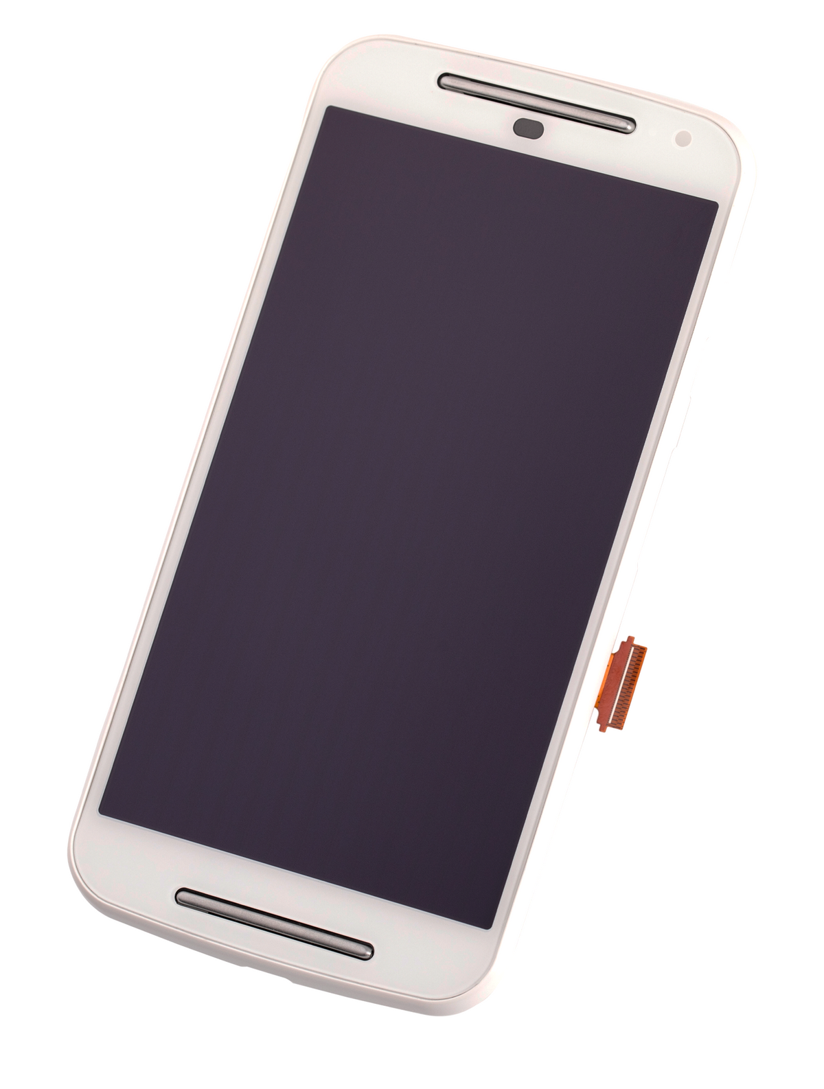 LCD Assembly With Frame For Motorola Moto G2 (XT1064 / XT1068 / XT1069 / 2014) (Refurbished) (White) | compatible mobile phone replacement part | SKU 107082033904 | product image 8