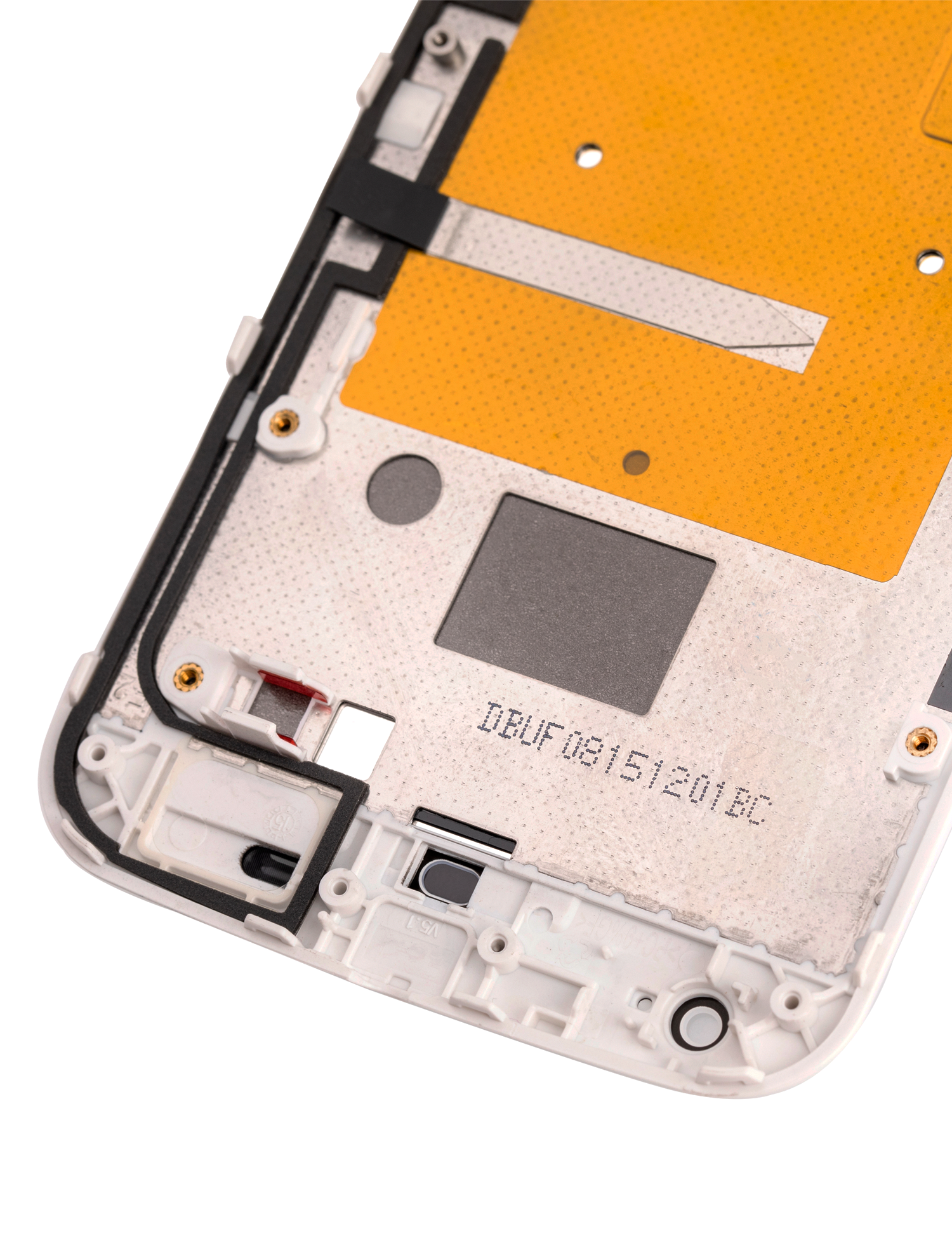 LCD Assembly With Frame For Motorola Moto G2 (XT1064 / XT1068 / XT1069 / 2014) (Refurbished) (White) | compatible mobile phone replacement part | SKU 107082033904 | product image 4