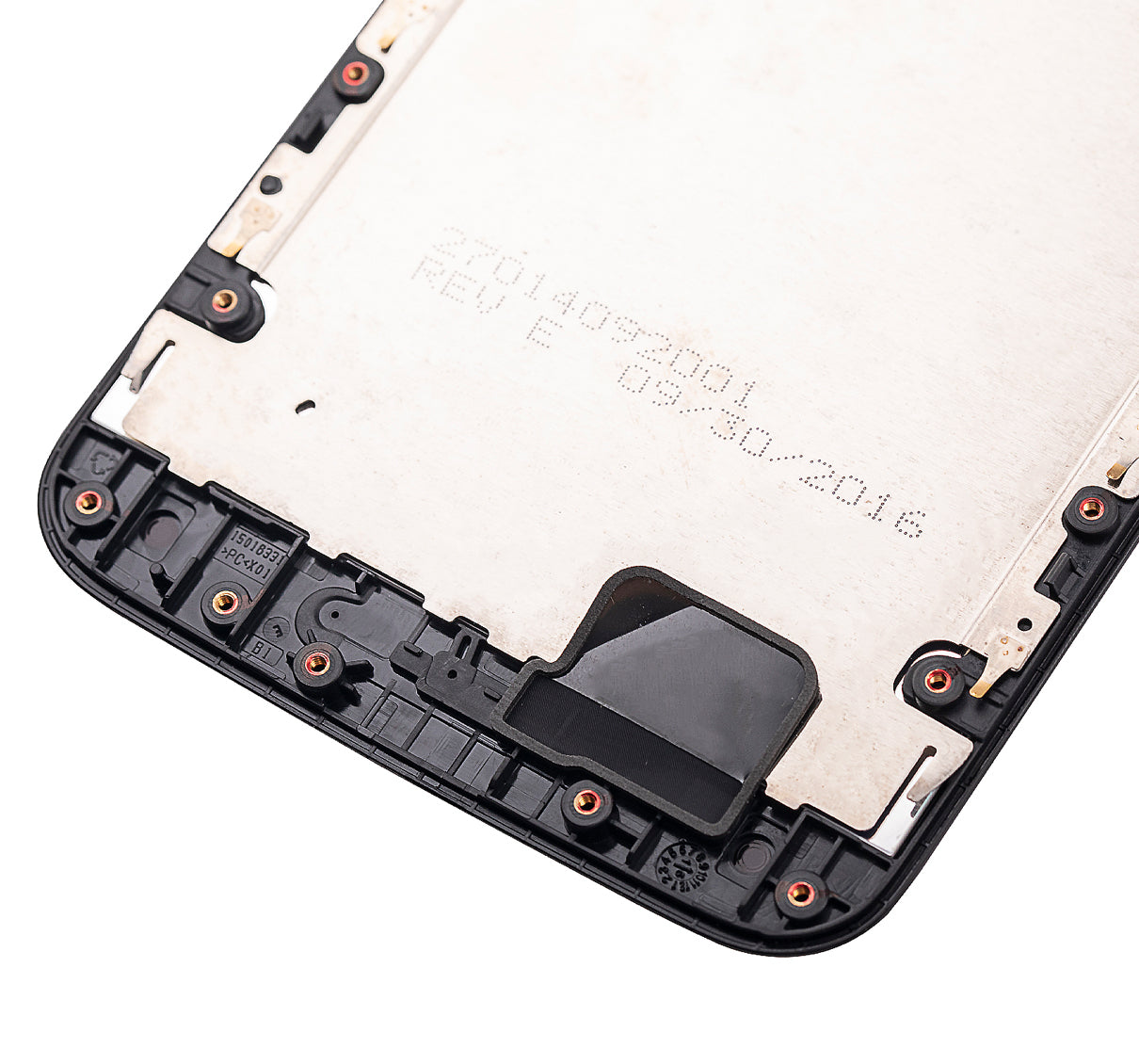 LCD Assembly With Frame For Motorola Moto X Style (XT1572 / 2015) / Moto X Pure Edition (XT1575 / 2015) (Refurbished) (Black) - Motorola phone replacement part, secondary component view, SKU 107082035903