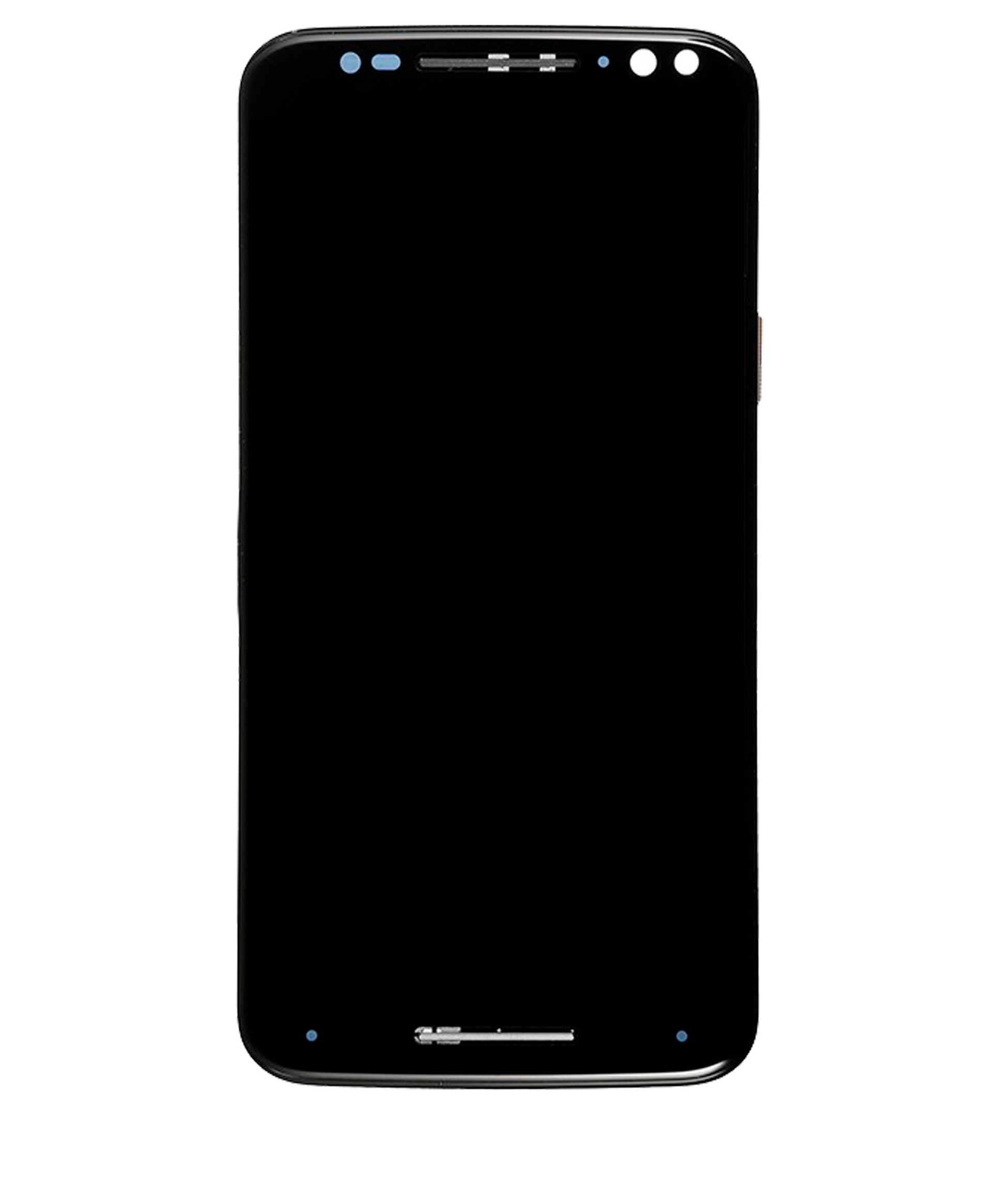 LCD Assembly With Frame For Motorola Moto X Style (XT1572 / 2015) / Moto X Pure Edition (XT1575 / 2015) (Refurbished) (Black) - Motorola phone replacement part, close-up repair part view, SKU 107082035903