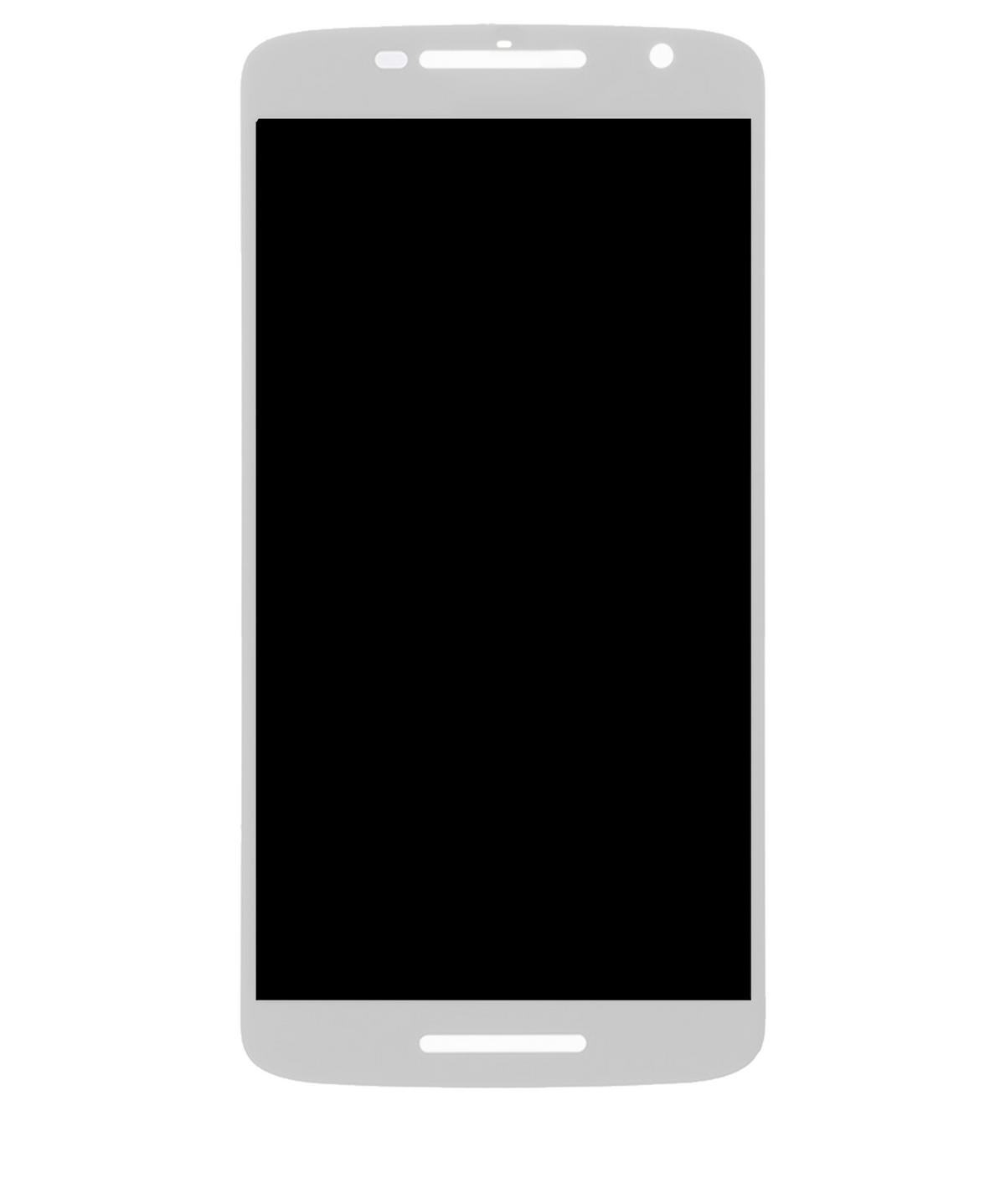 LCD Assembly Without Frame for Motorola Droid Maxx 2 (XT1565 / 2015) Refurbished White - Motorola repair part alternate view, SKU 107082036902, image 2