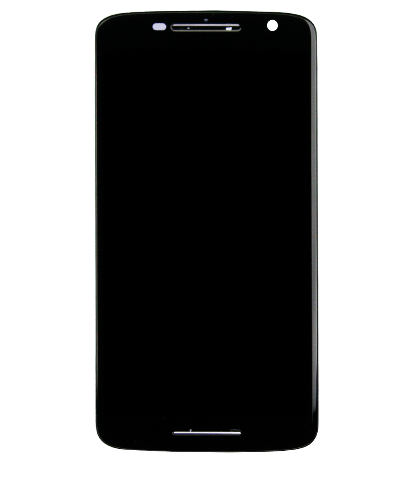LCD Assembly With Frame for Motorola Droid Maxx 2 (XT1565 / 2015) Refurbished Black - Motorola repair part alternate view, SKU 107082036903, image 2