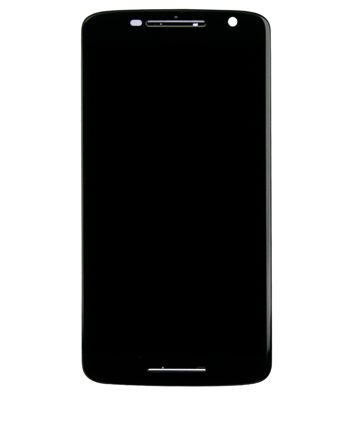LCD Assembly With Frame for Motorola Droid Maxx 2 (XT1565 / 2015) Refurbished Black - Motorola repair part alternate view, SKU 107082036903, image 2