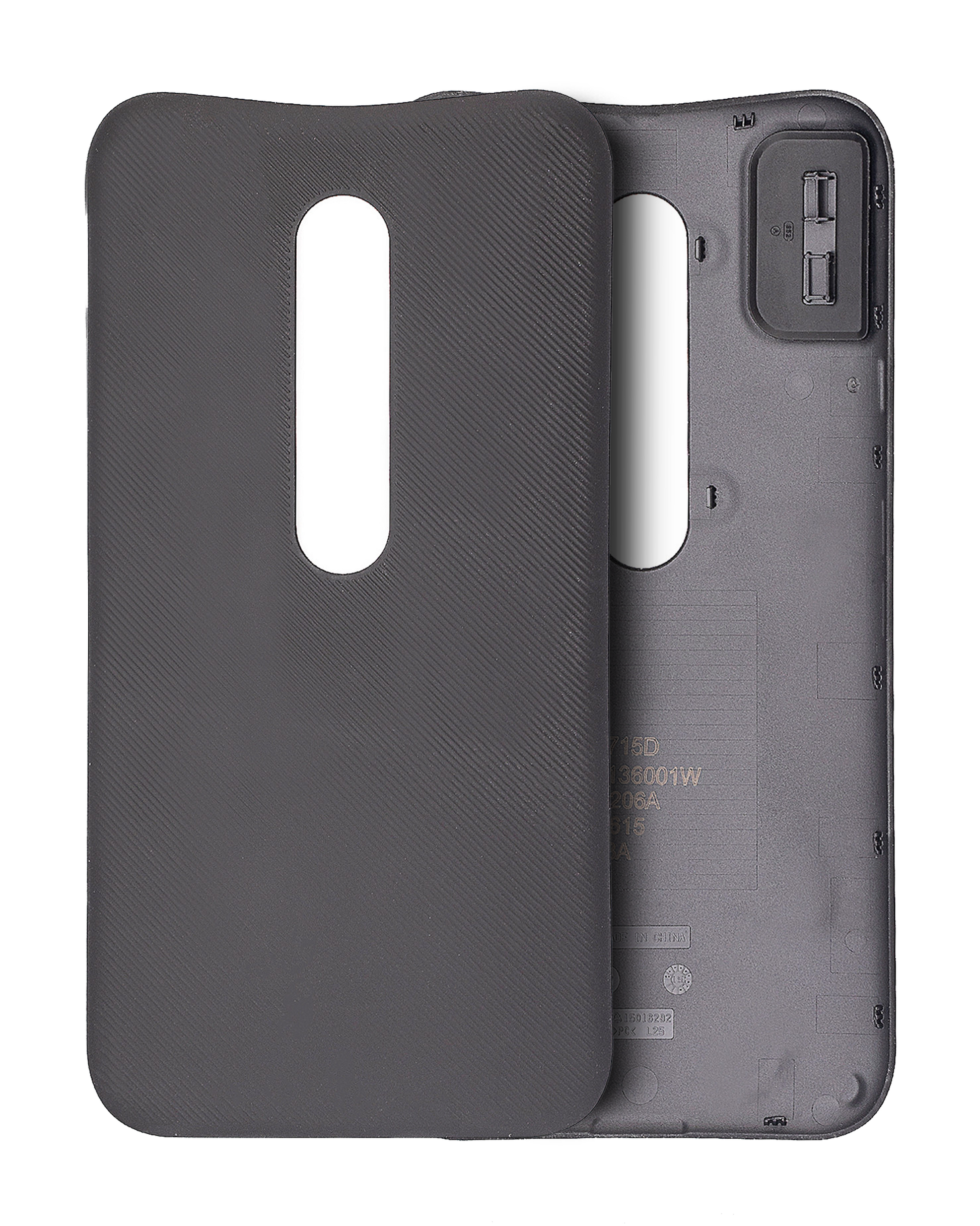 Back cover Glass For Motorola Moto G3 (XT1540 / 2015) (Black) | compatible mobile phone replacement part | SKU 107082037928 | product image 1
