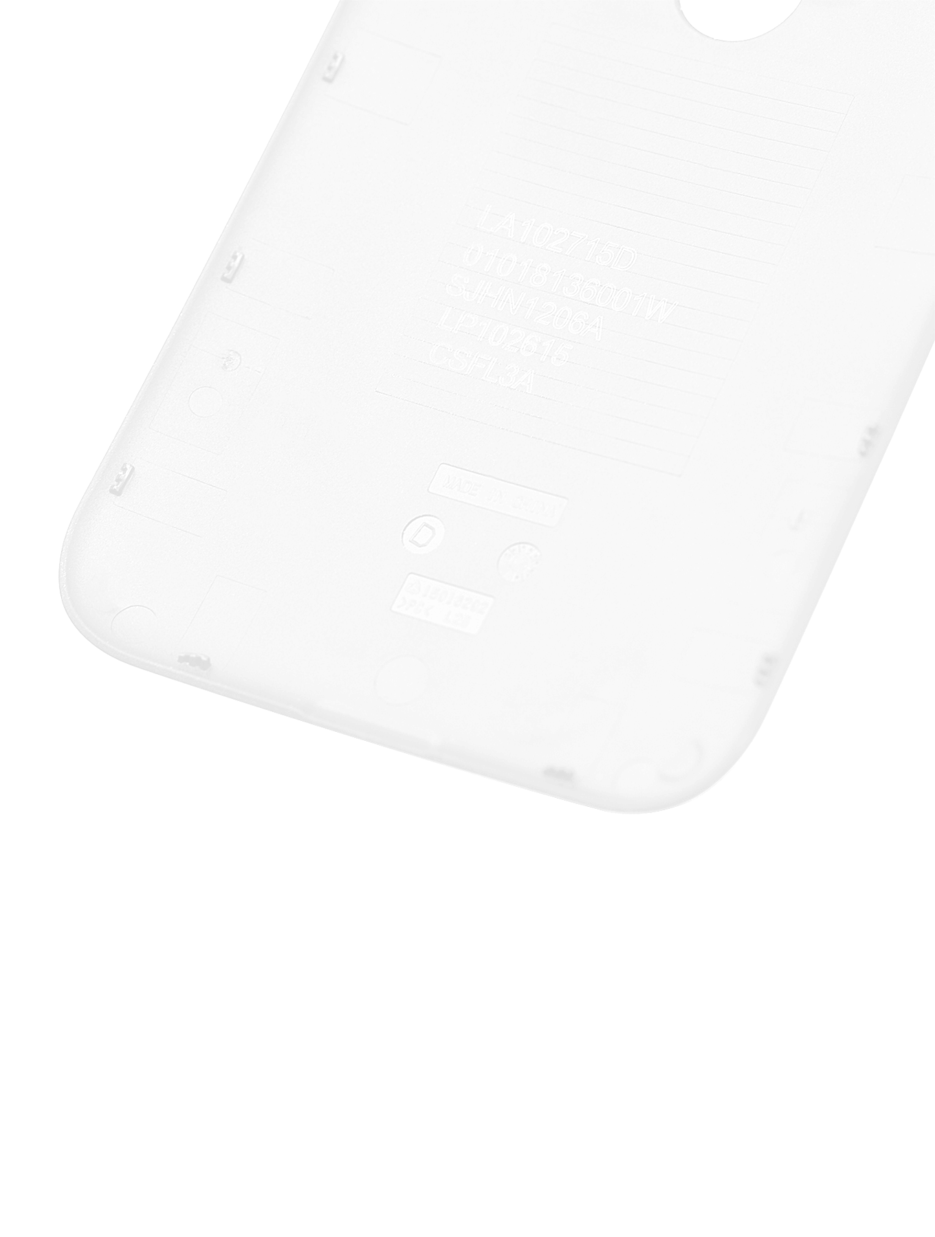 Back cover Glass For Motorola Moto G3 (XT1540 / 2015) (White) | compatible mobile phone replacement part | SKU 107082037929 | product image 3
