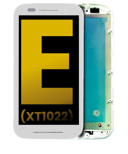LCD Assembly With Frame for Moto E (XT1022 / 2014) - Motorola screen replacement part, SKU 107082038104, product image 1