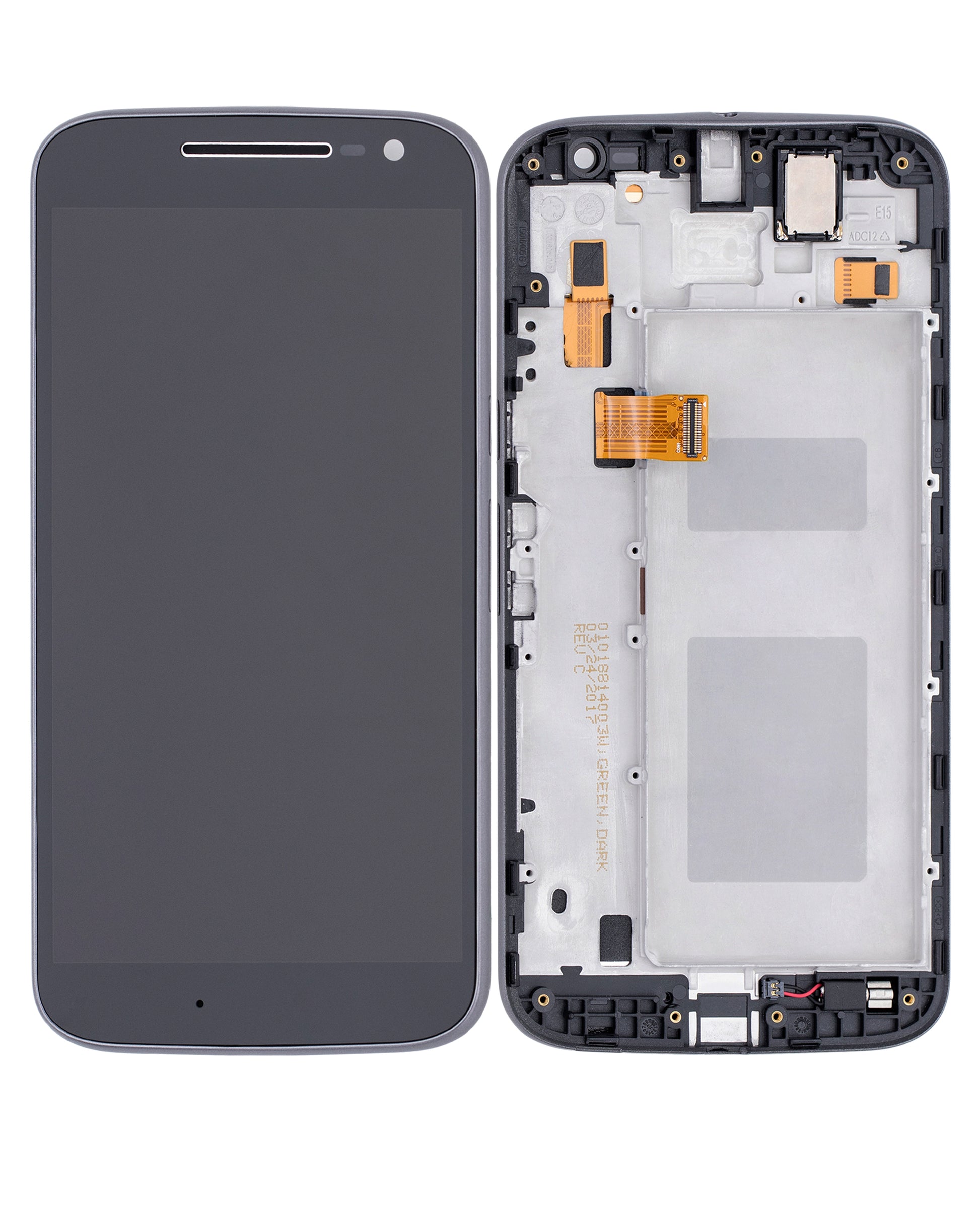 LCD Assembly With Frame For Motorola Moto G4 (XT1620 / XT1621 / XT1622 / XT1625 / XT1626 / 2016) (Refurbished) (Black) | compatible mobile phone replacement part | SKU 107082039104 | product image 6