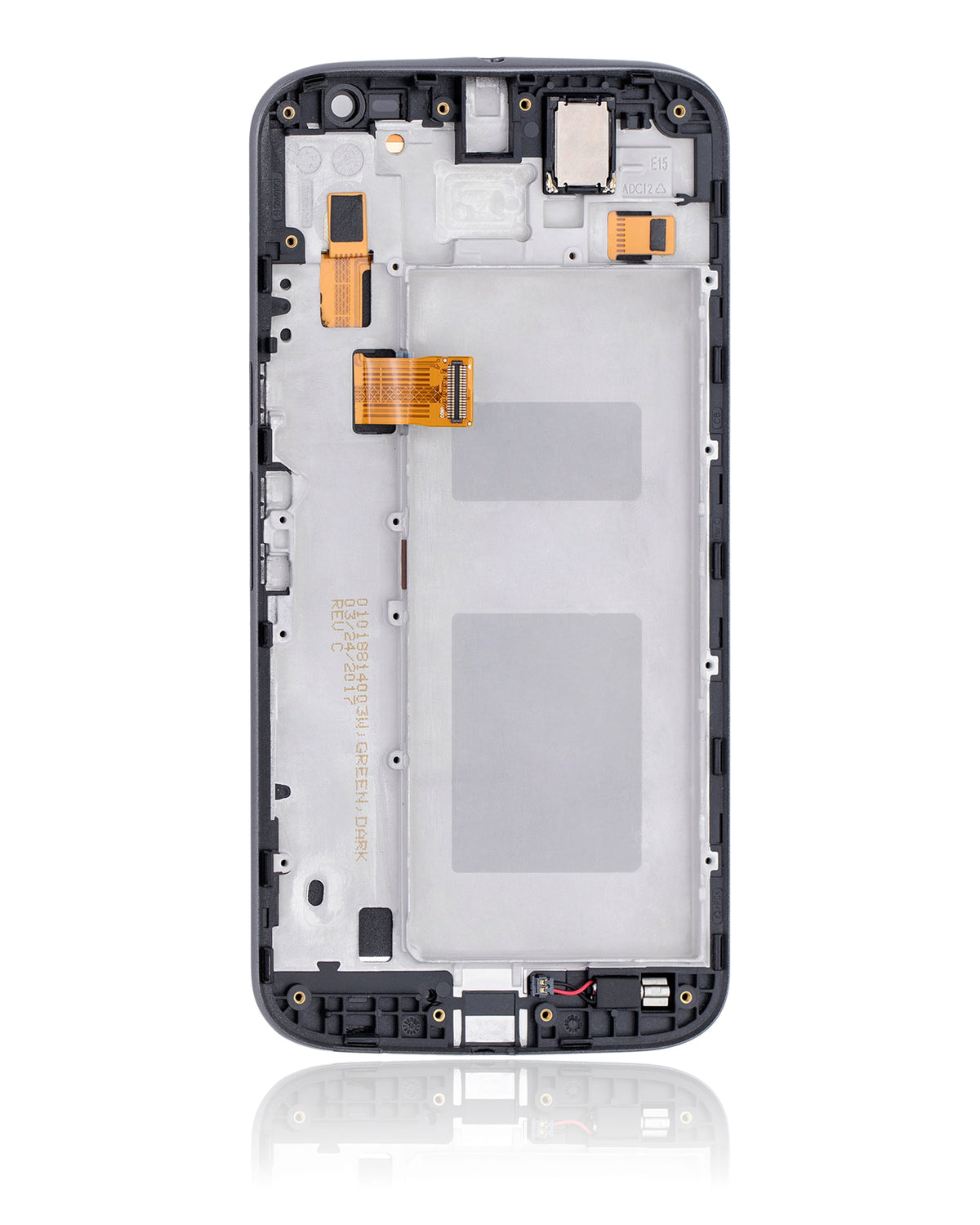 LCD Assembly With Frame For Motorola Moto G4 (XT1620 / XT1621 / XT1622 / XT1625 / XT1626 / 2016) (Refurbished) (Black) | compatible mobile phone replacement part | SKU 107082039104 | product image 7