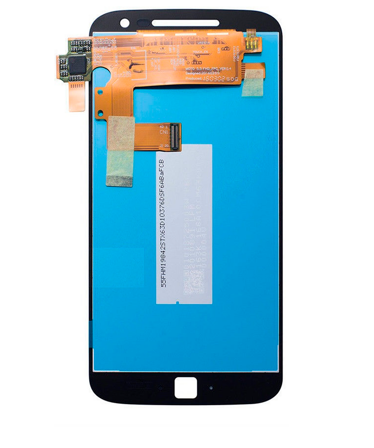 LCD Assembly Without Frame For Motorola Moto G4 Plus (XT1640 / XT1641 / XT1642 / XT1644 / 2016) (Refurbished) (White) | compatible mobile phone replacement part | SKU 107082039105 | product image 3