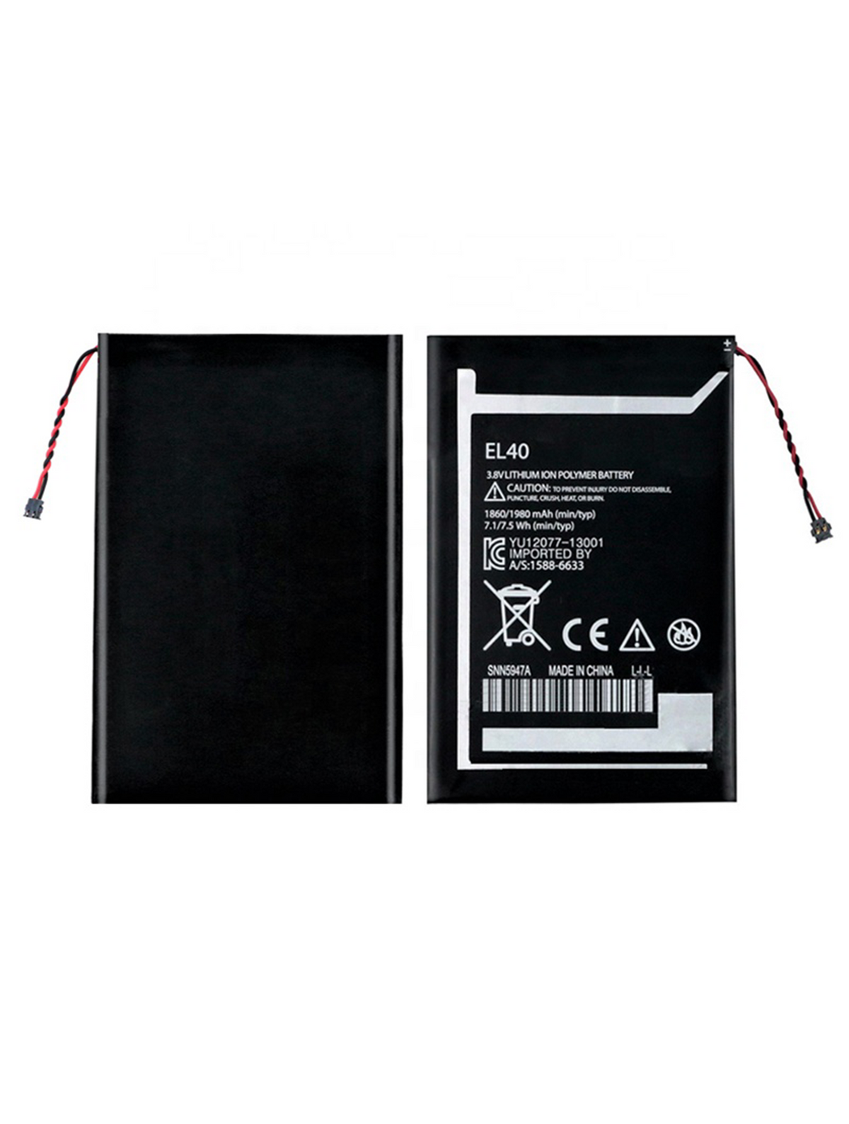 Replacement Battery for Moto E XT1022 2014 - product image 6