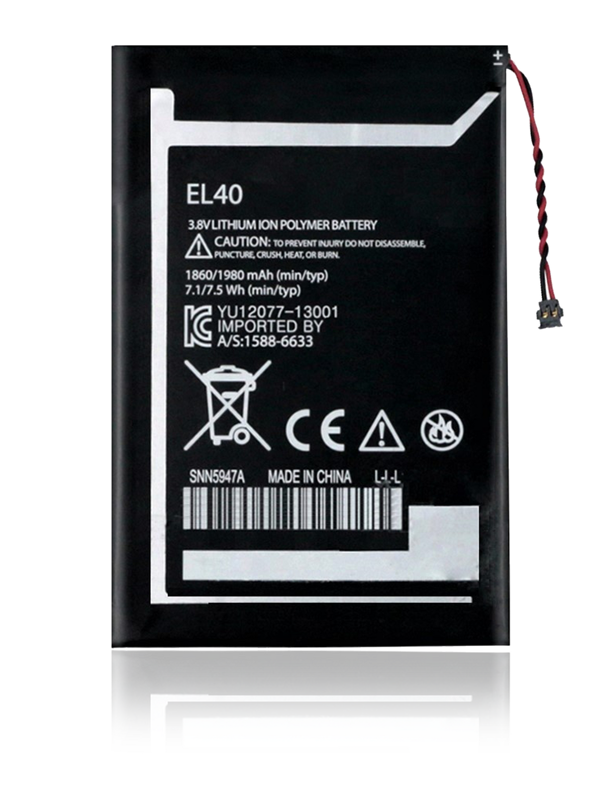 Replacement Battery for Moto E XT1022 2014 - product image 5