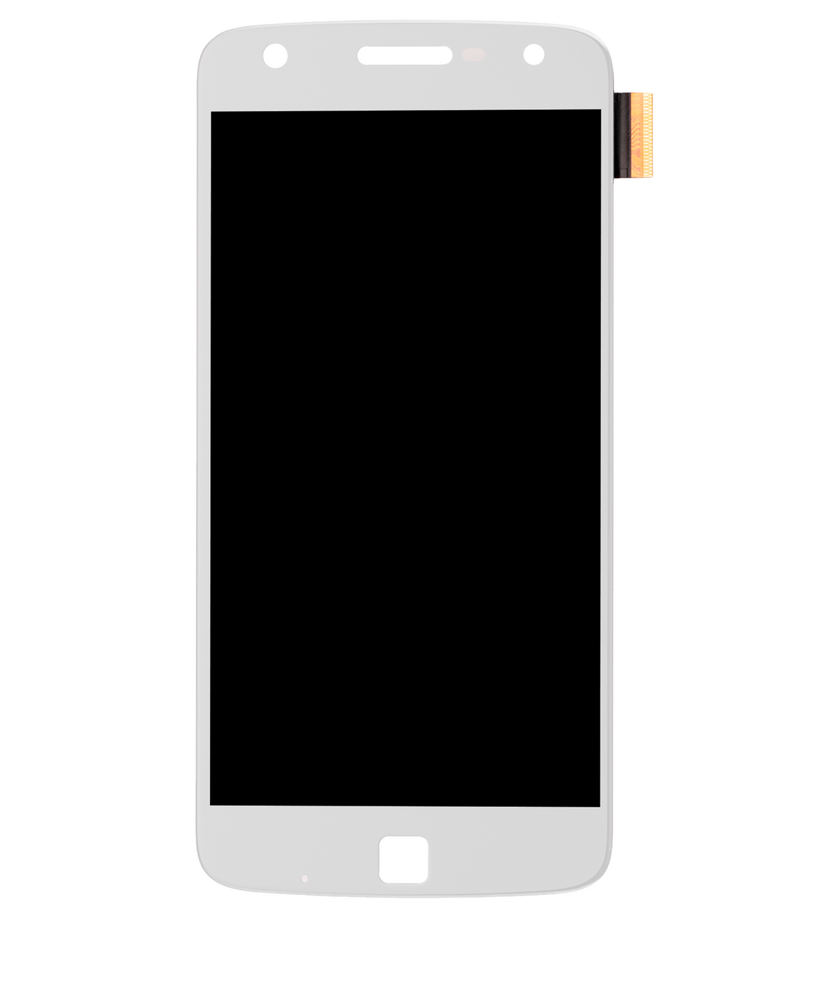 LCD Assembly Without Frame For Motorola Moto Z Play Droid (XT1635 / 2016) (Refurbished) (White) - Motorola replacement part, close-up replacement part view, SKU 107082048107