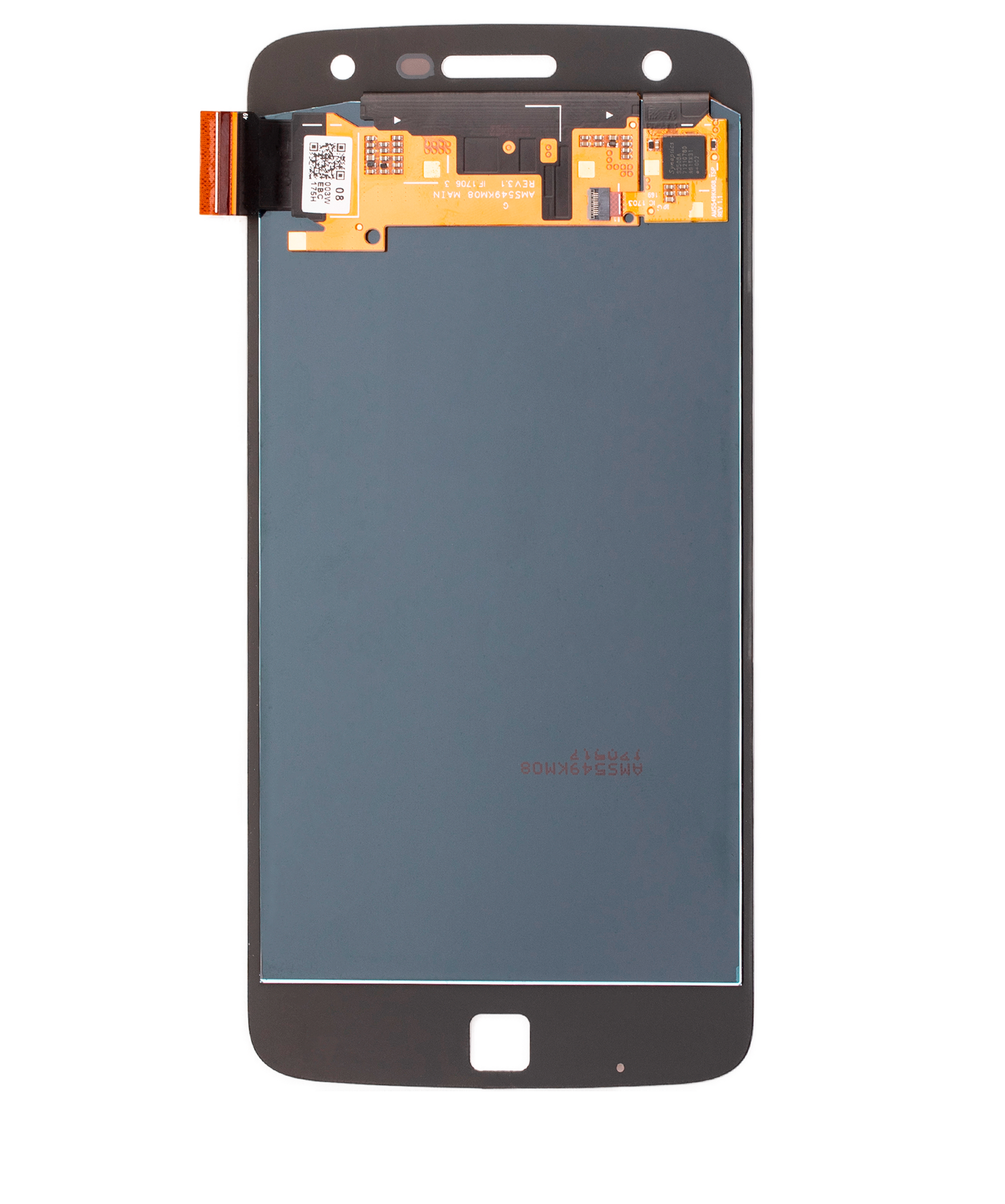 LCD Assembly Without Frame For Motorola Moto Z Play Droid (XT1635 / 2016) (Refurbished) (White) - Motorola replacement part, additional product view, SKU 107082048107