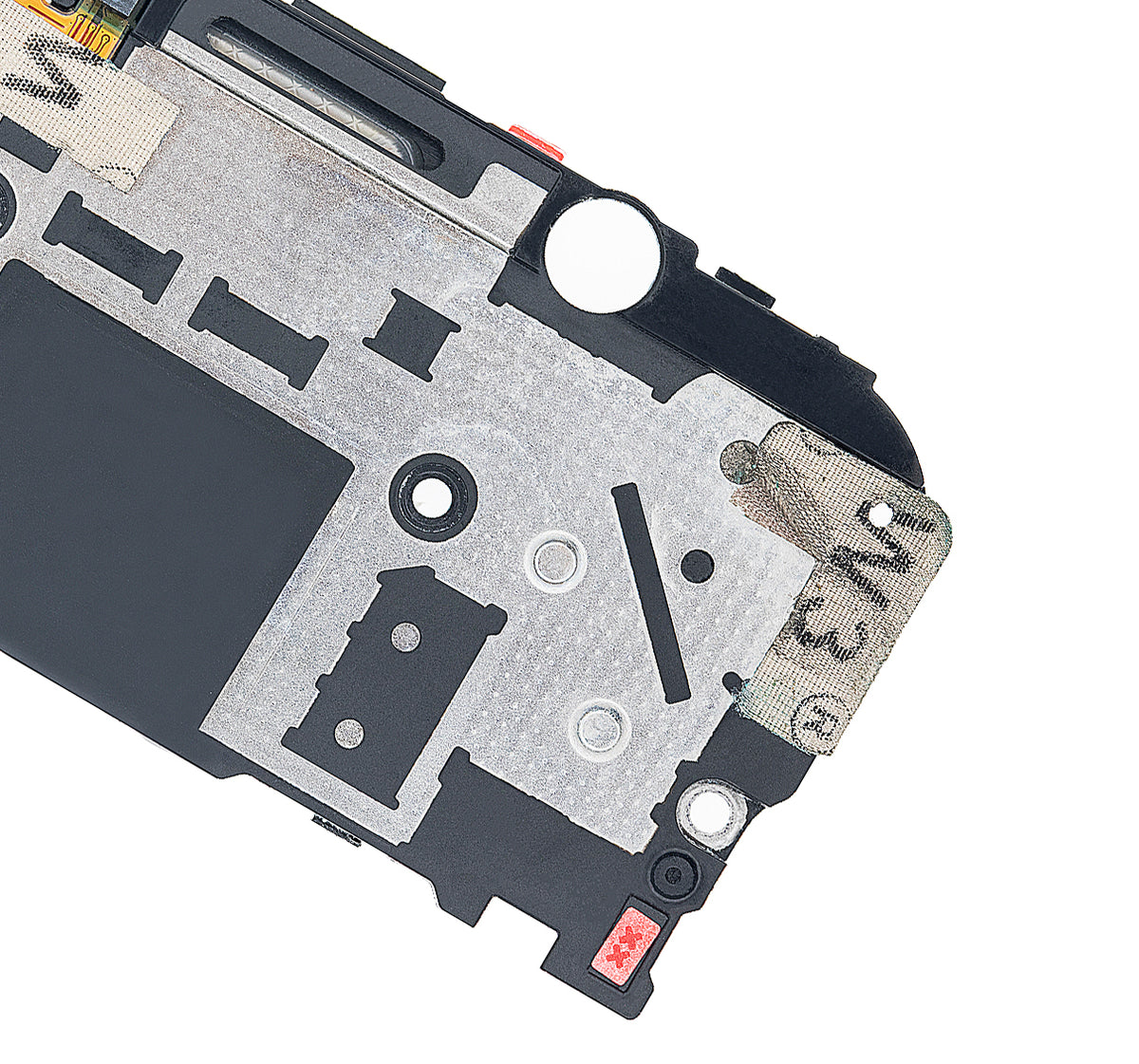 Earpiece Speaker With Housing For Motorola Moto Z3 (XT1929-17 / 2018) - Motorola replacement part, component detail view, SKU 107082049019