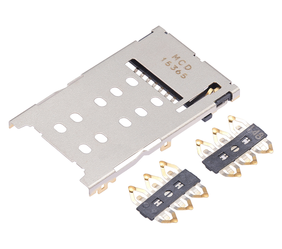 Sim Card Reader For Motorola Moto Z3 (XT1929-17 / 2018) - Motorola replacement part, close-up replacement part view, SKU 107082049024
