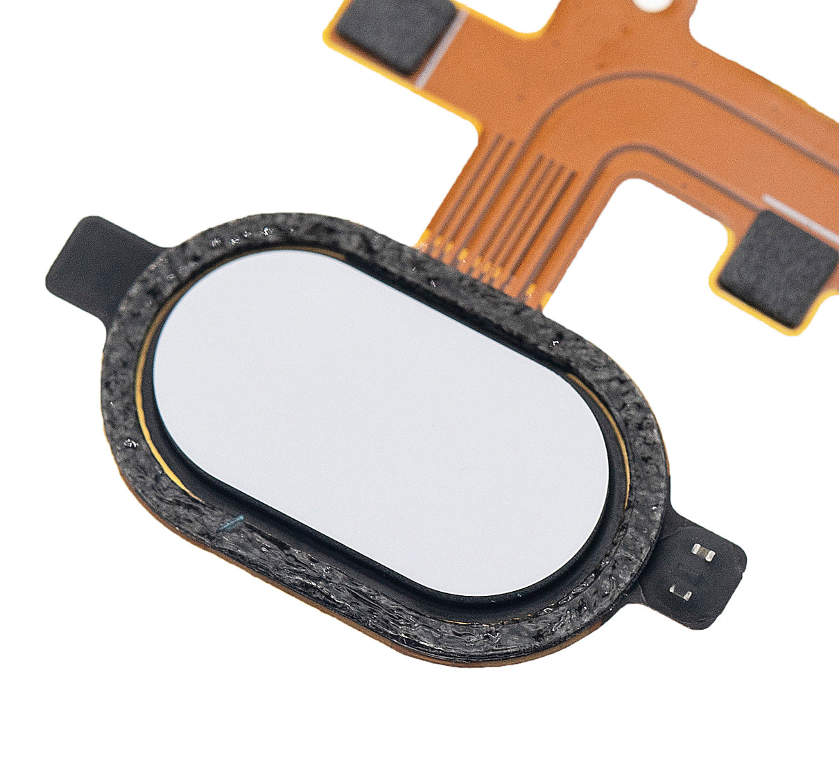 Home Button With Flex Cable For Motorola Moto Z2 Play (XT1710 / 2017) (White) - Motorola replacement part, alternate repair part view, SKU 107082049125