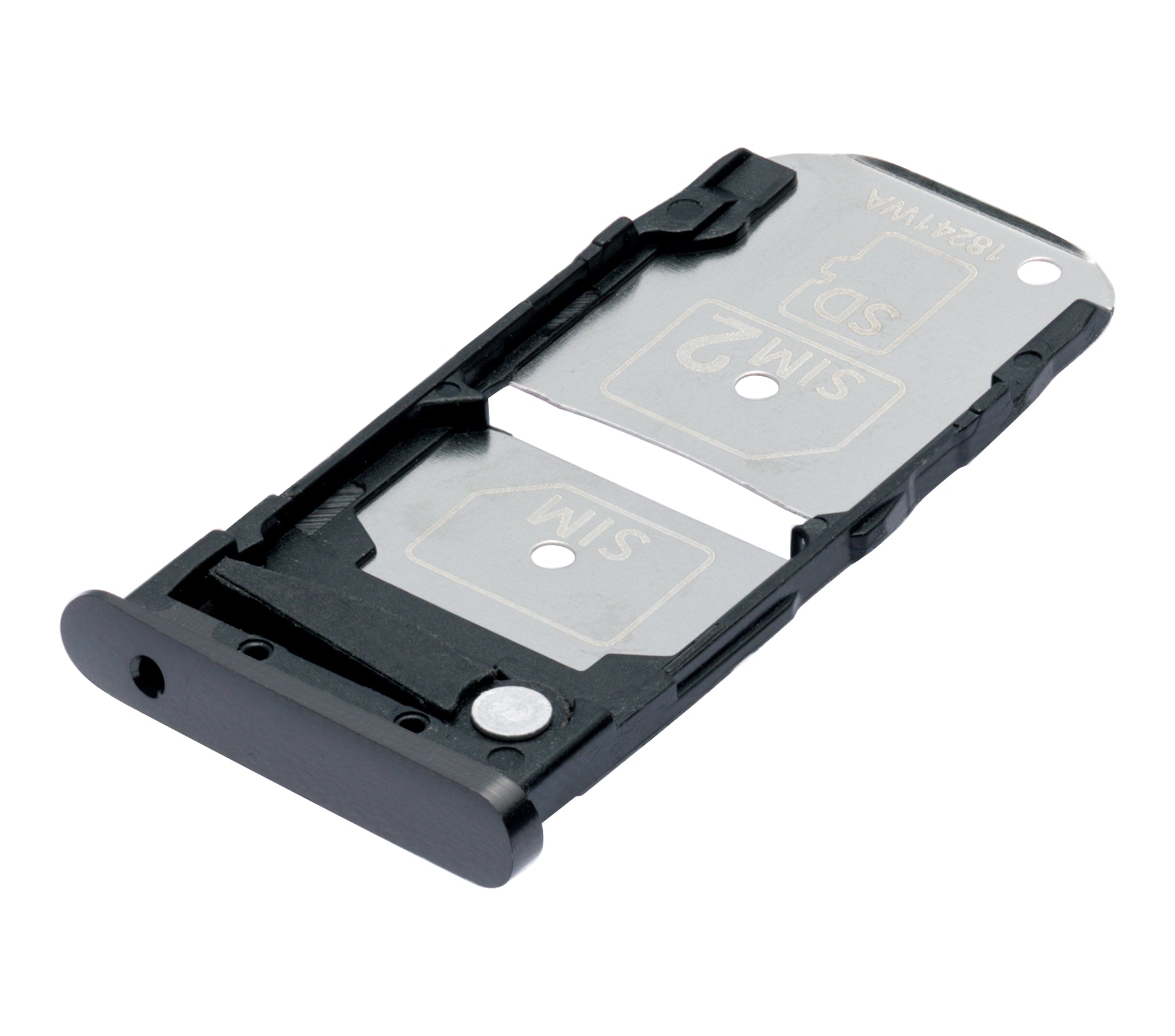 Dual Sim Card Tray For Motorola Moto Z3 (XT1929-17 / 2018) / Z3 Play (XT1929 / 2018) (Black) - Motorola replacement part, additional product view, SKU 107082049238
