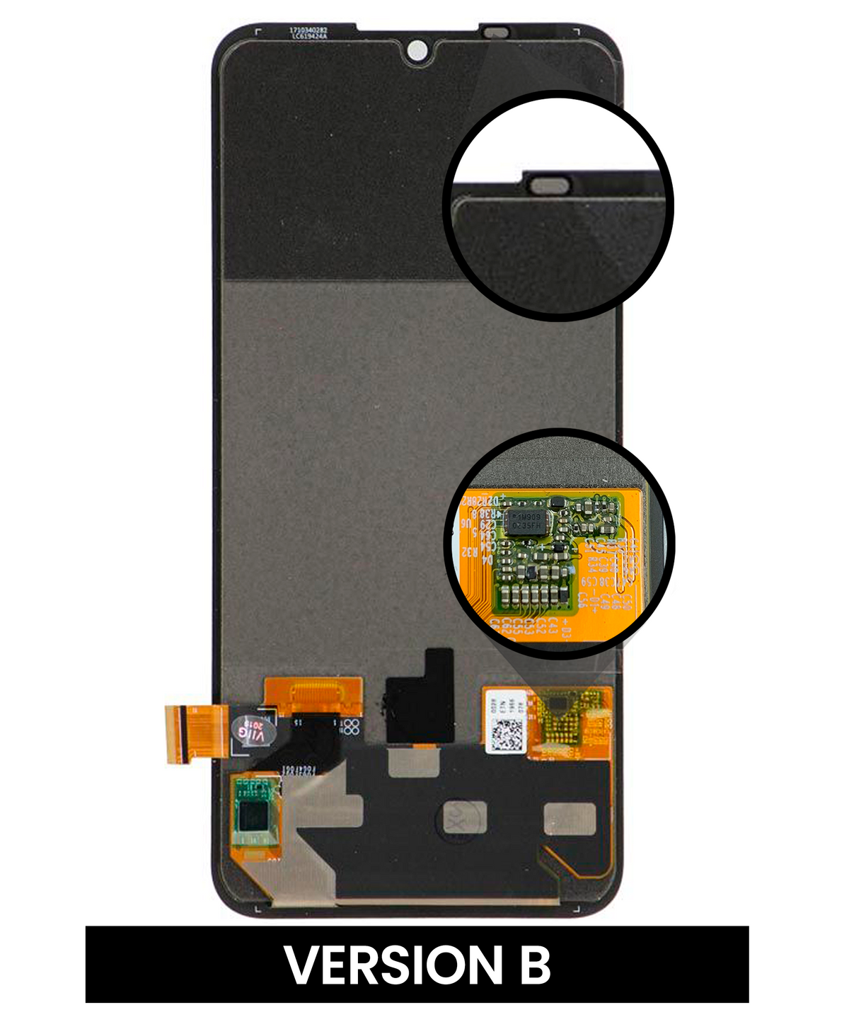 LCD Assembly Without Frame For Motorola One Zoom (XT2010-01 / 2019) (Refurbished) (All Colors) - Motorola replacement part - product image 3 - SKU 107082049302