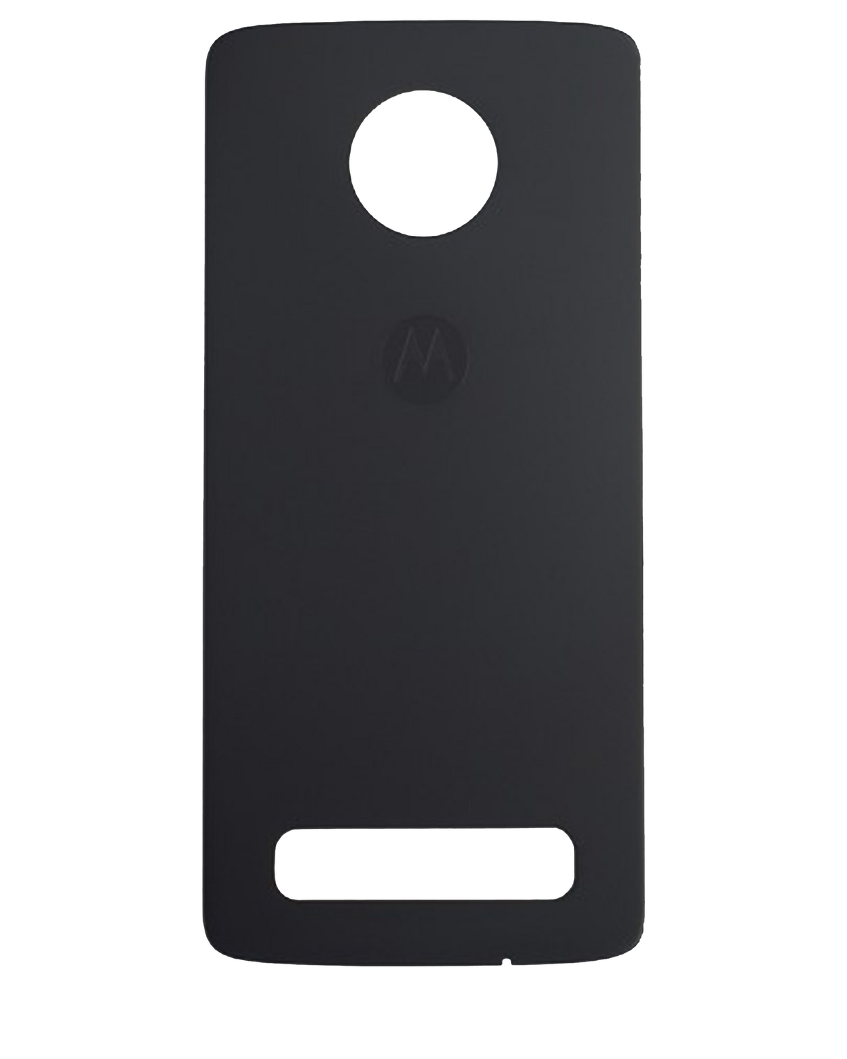 Back cover Glass For Motorola Moto Z4 (XT1980-3 / XT1980-4 / 2019) (Genuine OEM) (Gray) - Motorola replacement part, close-up replacement part view, SKU 107082049310