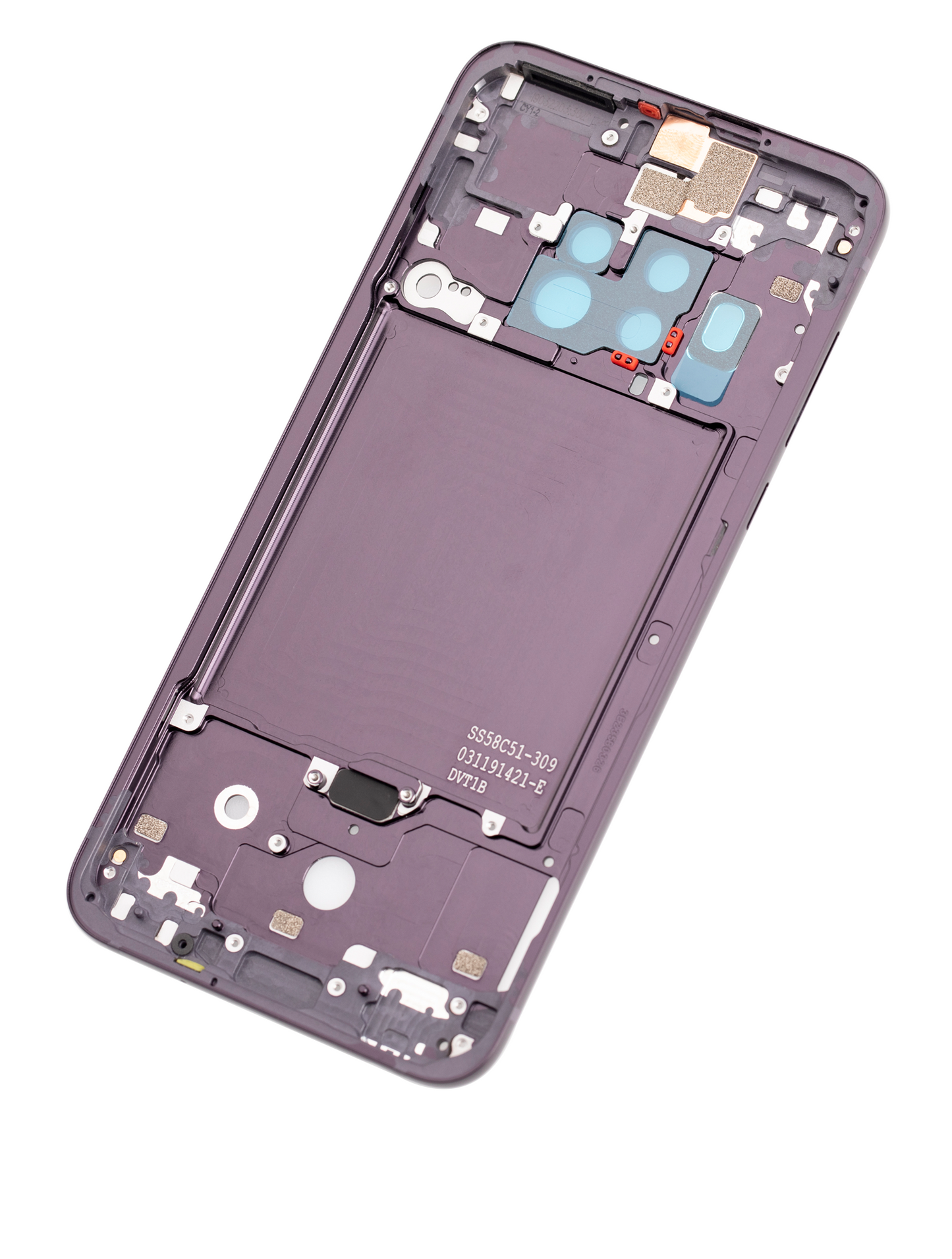 Mid-Frame Housing For Motorola One Zoom (XT2010-01 / 2019) / Z4 (XT1980 / 2019) (Version 2) (Cosmic Purple) - Motorola replacement part - product image 7 - SKU 107082049332