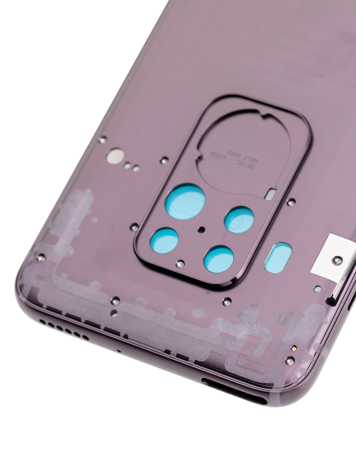 Mid-Frame Housing For Motorola One Zoom (XT2010-01 / 2019) / Z4 (XT1980 / 2019) (Version 2) (Cosmic Purple) - Motorola replacement part, additional replacement view, SKU 107082049332