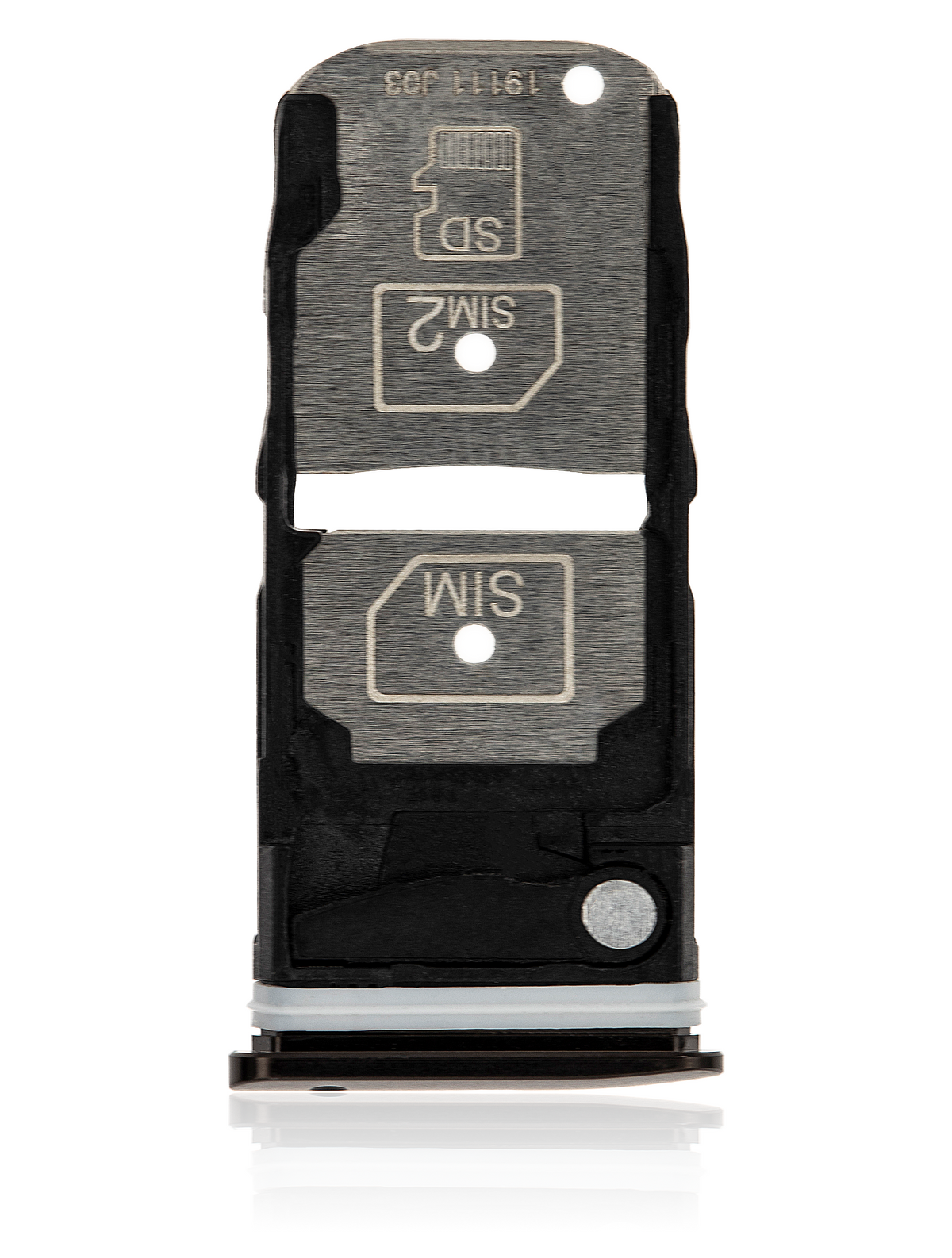 Sim Card Tray For Motorola One Zoom (XT2010-01 / 2019) (Electric Gray) - Motorola replacement part - product image 2 - SKU 107082049334
