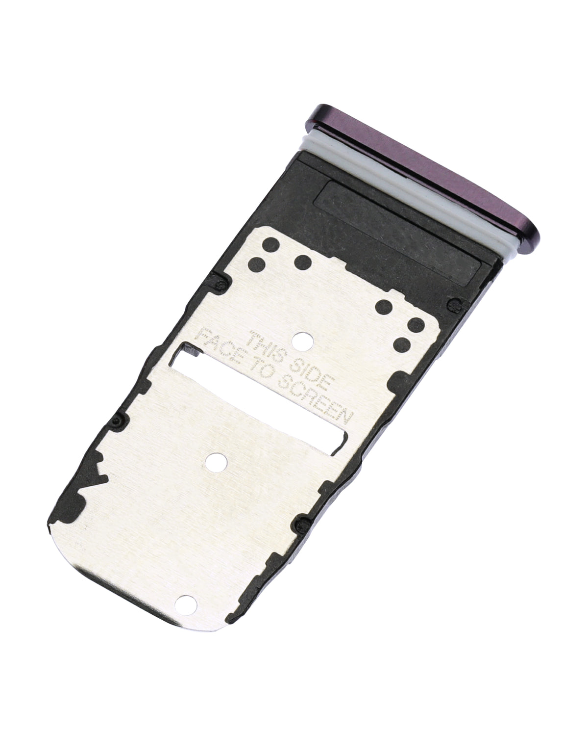 Dual Sim Card Tray For Motorola Moto Z4 (XT1980 / 2019) (Purple) - Motorola replacement part, additional product view, SKU 107082049338