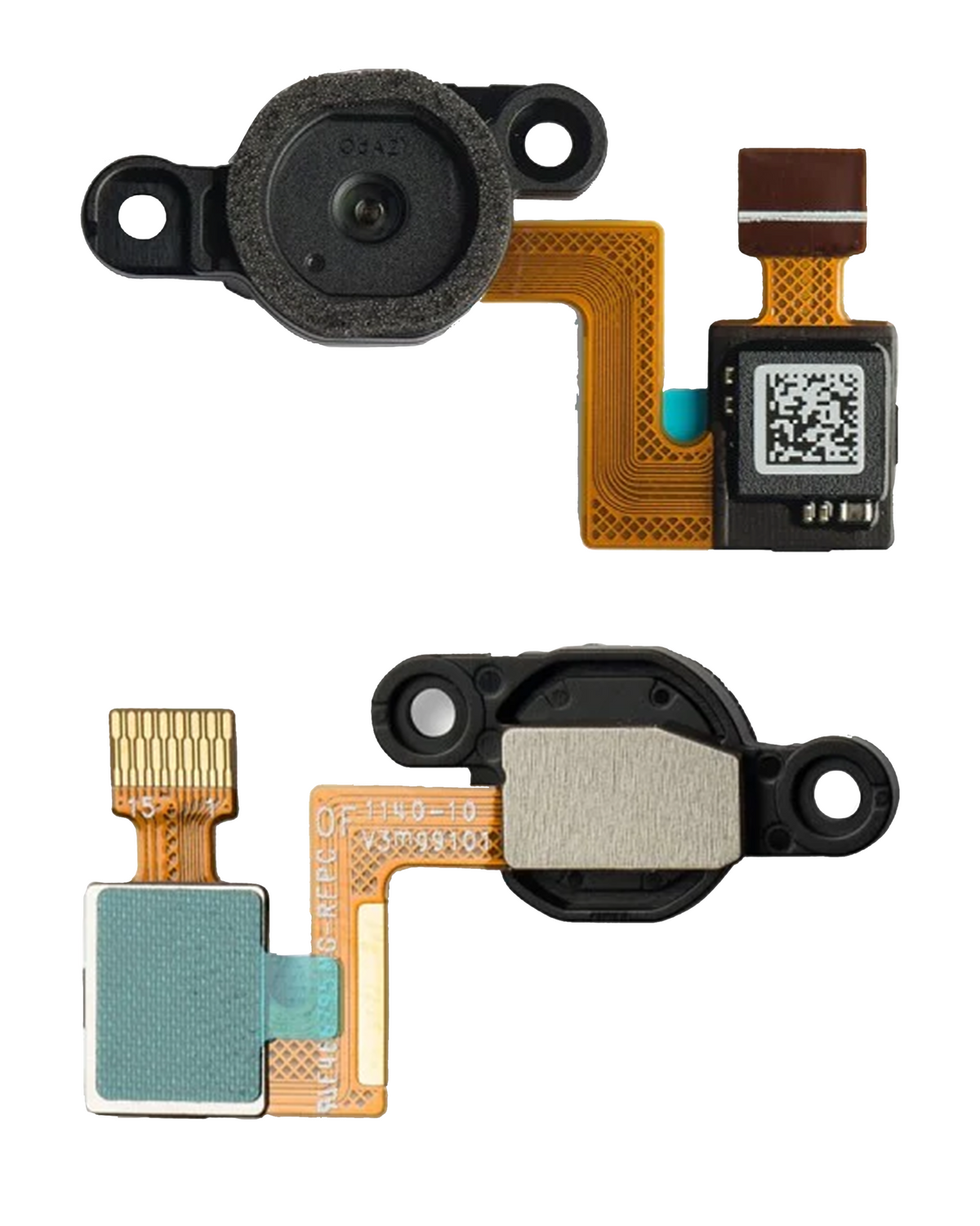 Fingerprint Sensor Flex Cable For Motorola Moto Z4 (XT1980 / 2019) (Genuine OEM) - Motorola replacement part, component detail view, SKU 107082049246