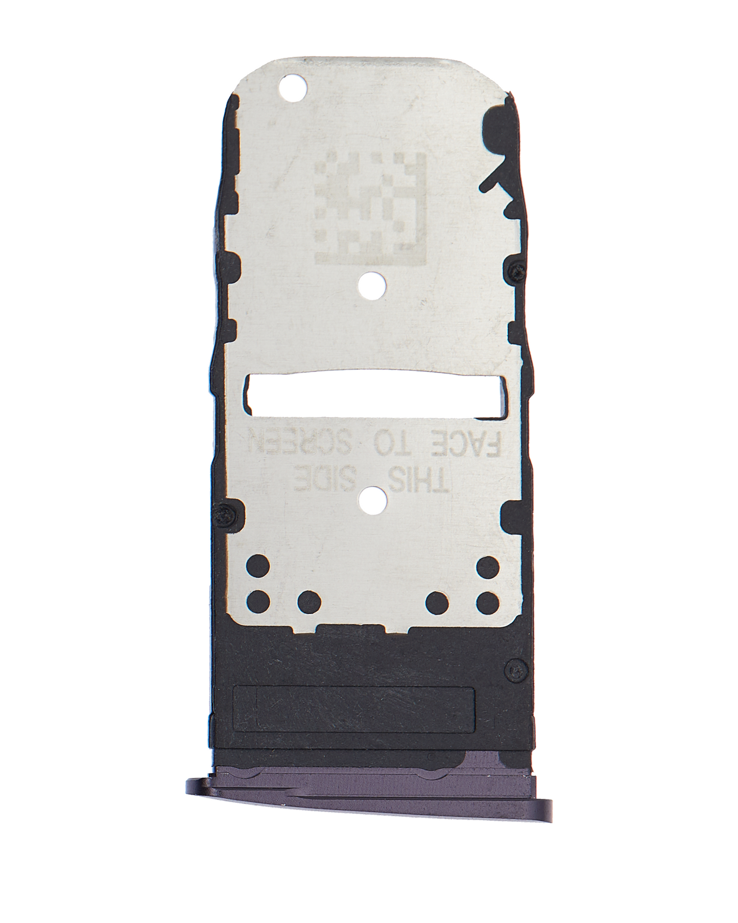 Single Sim Card Tray For Motorola Moto Z4 (XT1980 / 2019) (Purple) - Motorola replacement part, secondary detail view, SKU 107082049340