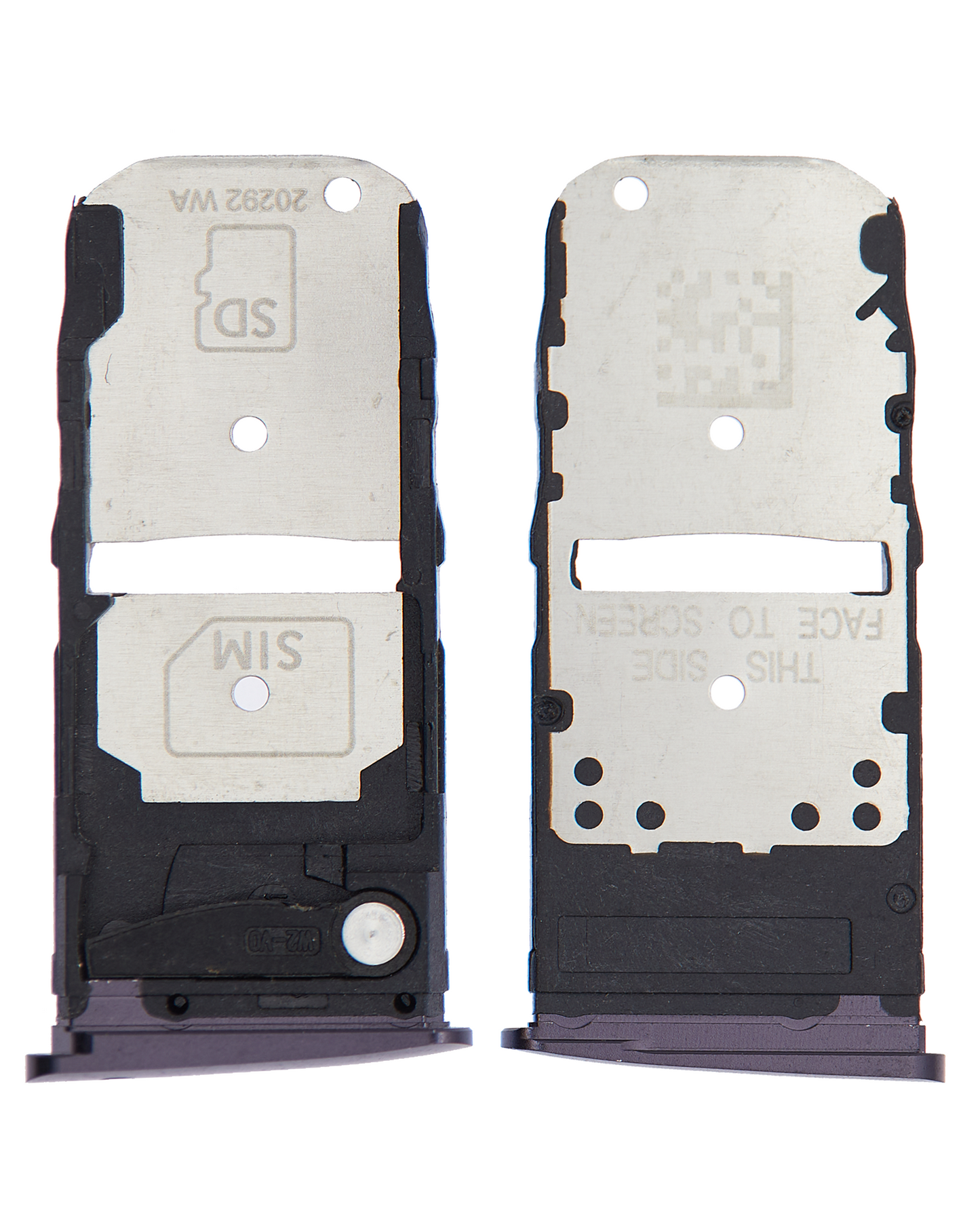 Single Sim Card Tray For Motorola Moto Z4 (XT1980 / 2019) (Purple) - Motorola replacement part, additional product view, SKU 107082049340