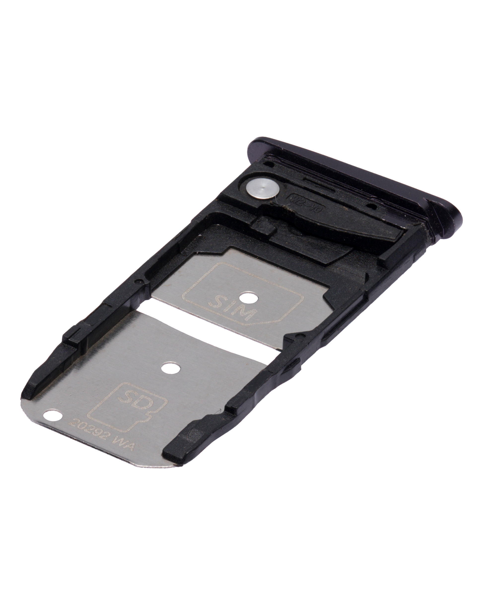 Single Sim Card Tray For Motorola Moto Z4 (XT1980 / 2019) (Purple) - Motorola replacement part, close-up replacement part view, SKU 107082049340