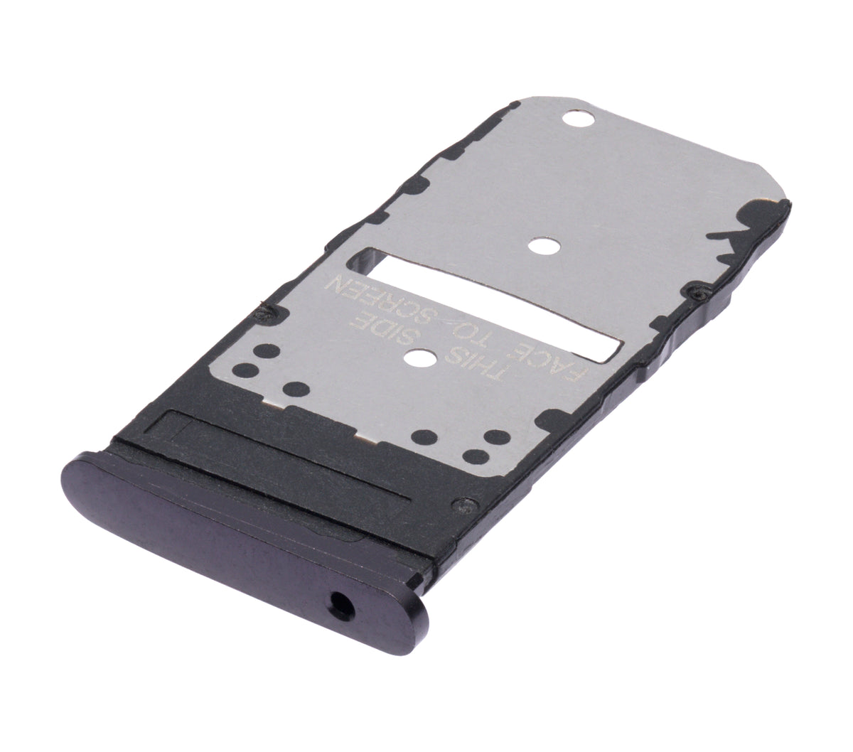 Single Sim Card Tray For Motorola Moto Z4 (XT1980 / 2019) (Purple) - Motorola replacement part, supplementary product view, SKU 107082049340