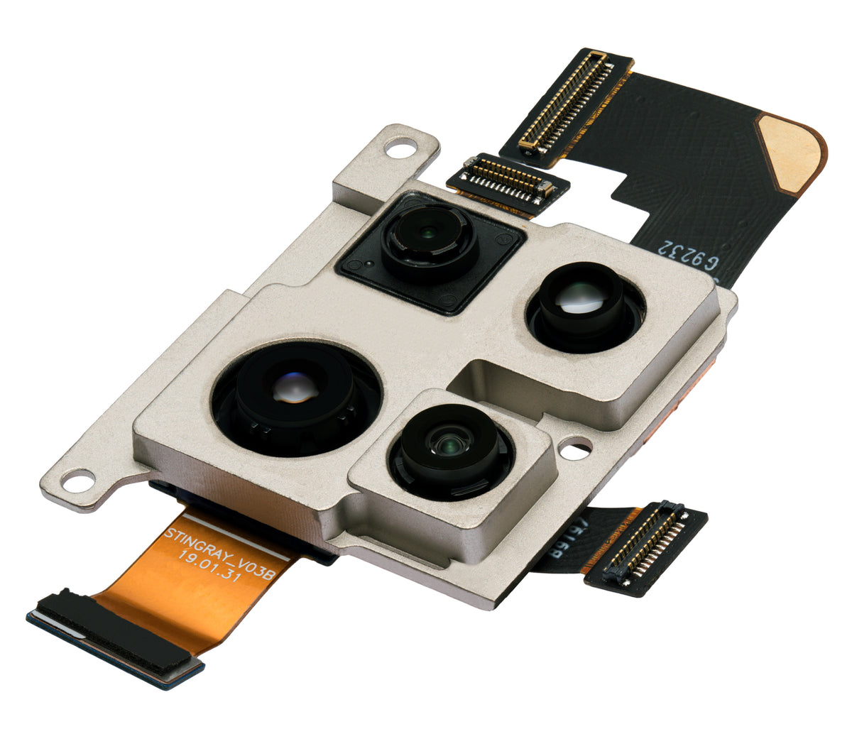 Back Camera Assembly (Wide & Telephoto & Ultrawide & Depth) For Motorola One Zoom (XT2010-01 / 2019) - Motorola replacement part - product image 5 - SKU 107082049341