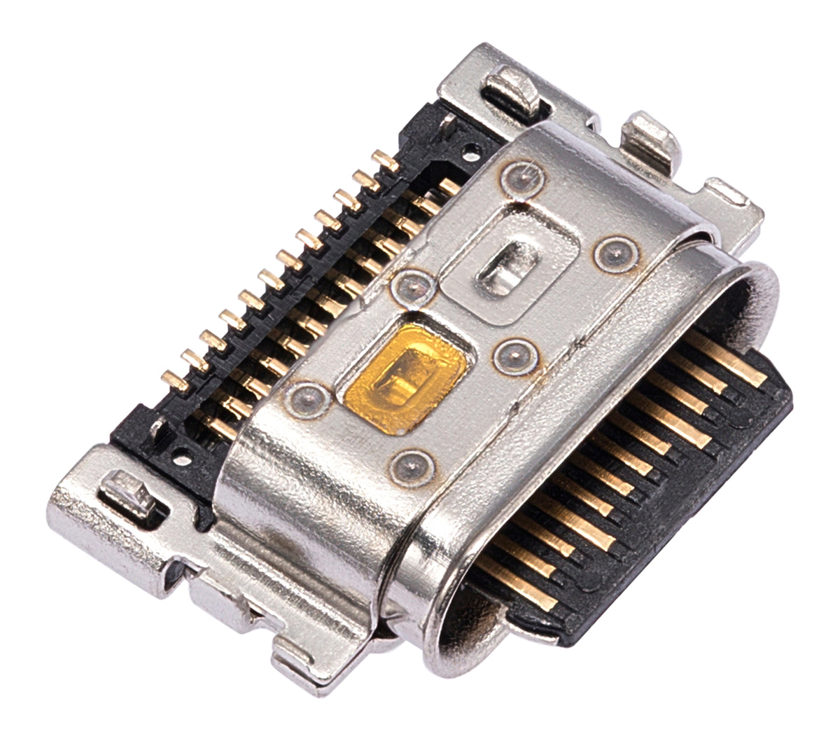 Charging Port For Motorola Moto Z4 (XT1980 / 2019) (Soldering Required) (10 Pack) - Motorola replacement part, close-up replacement part view, SKU 107082049342