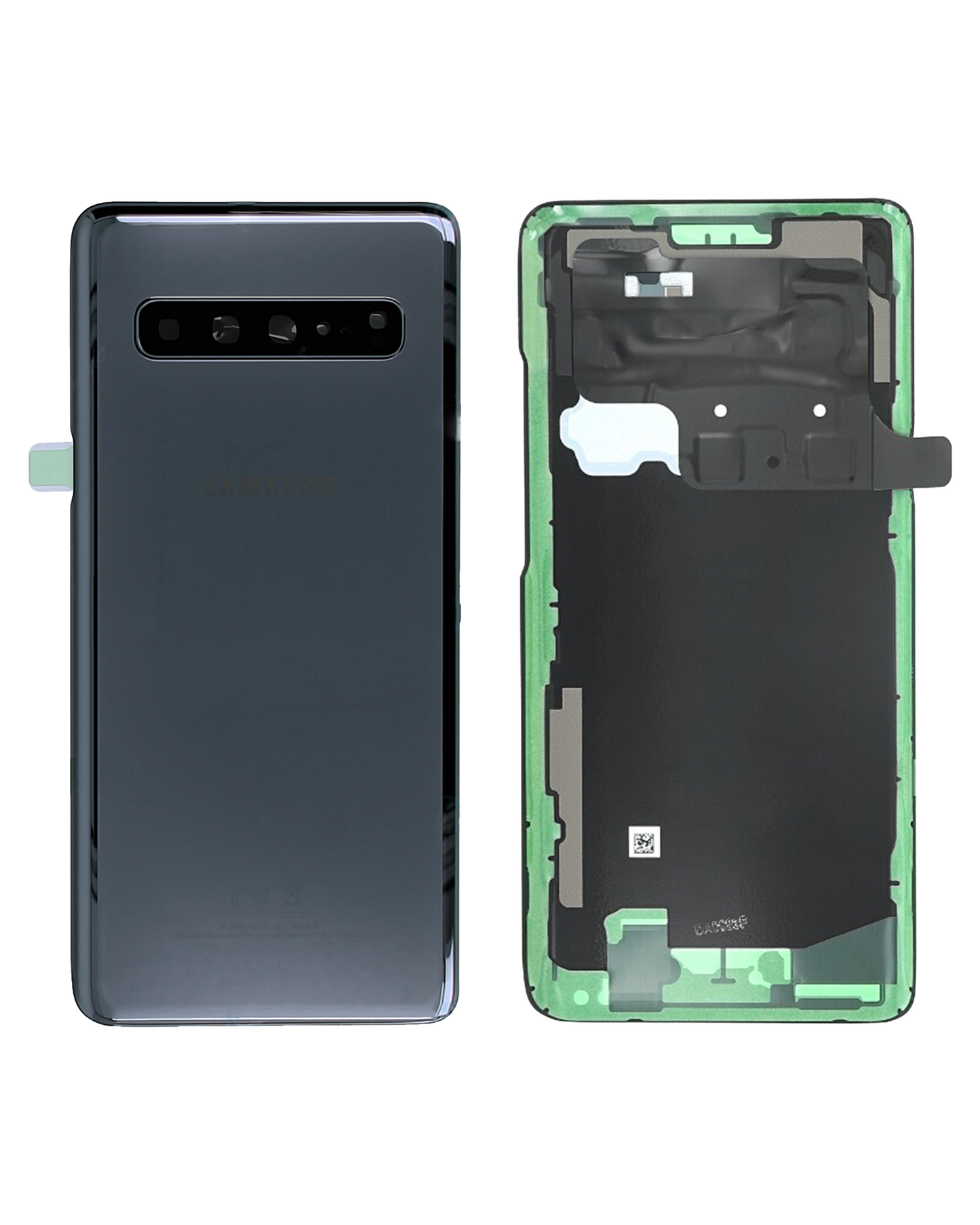 Back cover Glass With Camera Lens For Samsung Galaxy S10 5G (Service Pack) (Prism Black)