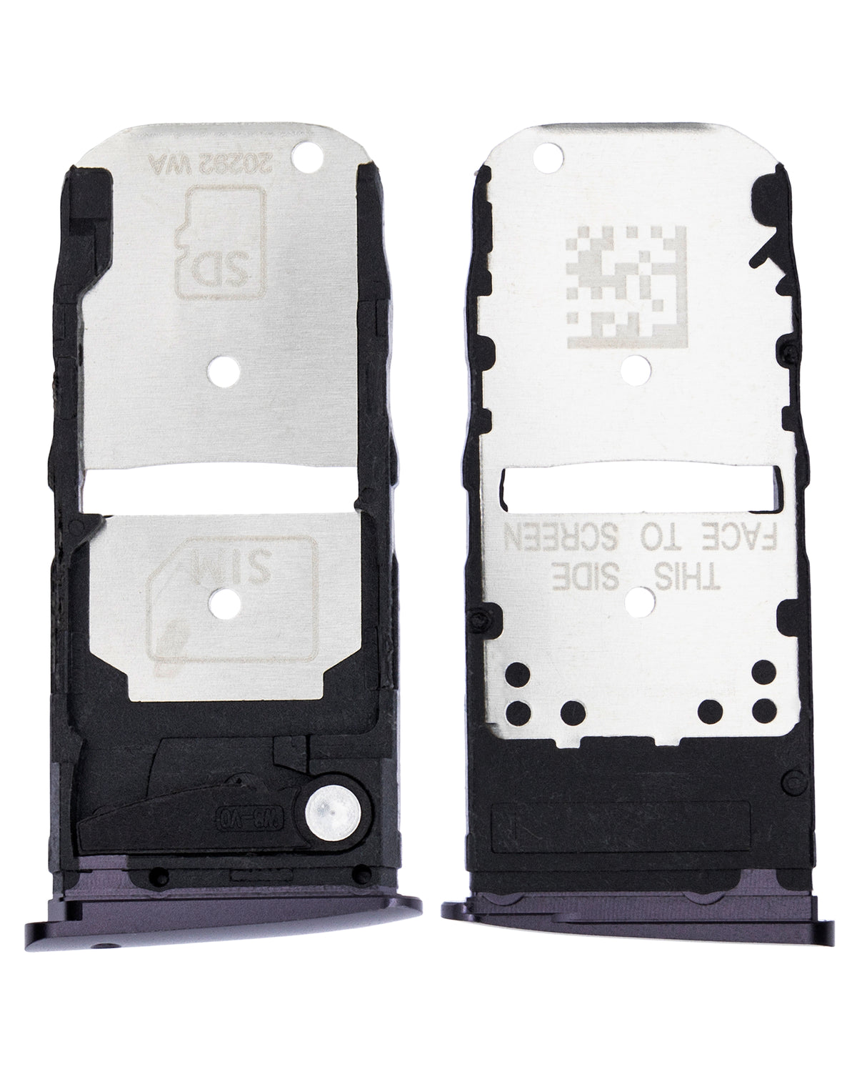 Sim Card Tray For Motorola Moto Z4 Play (2019) (Black) - Motorola replacement part, alternate repair part view, SKU 107082049927
