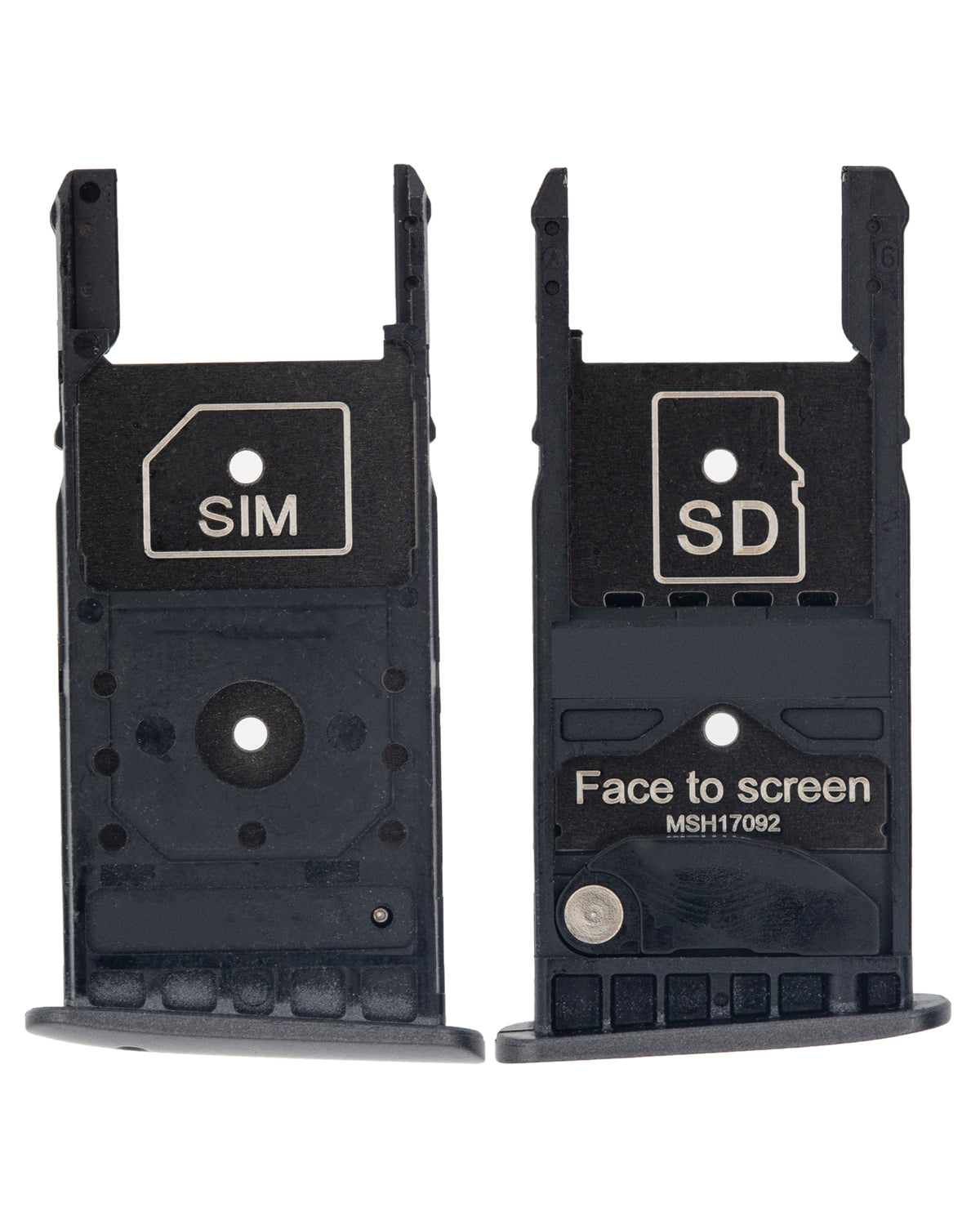 Sim Card Tray For Motorola Moto G5 Plus (XT1687 / 2017) (Black) | compatible mobile phone replacement part | SKU 107082050519 | product image 2