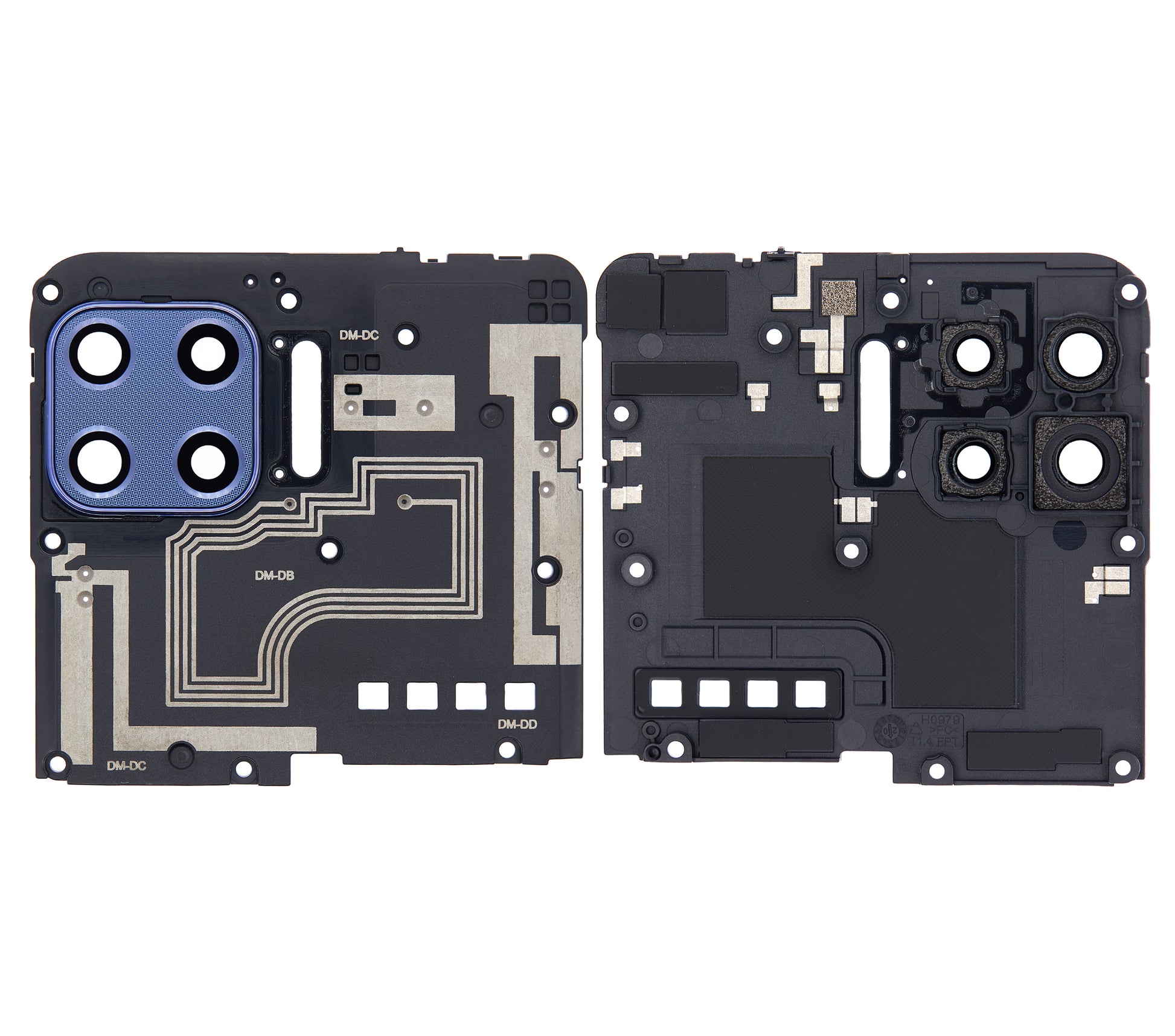 Back Camera Lens With Bracket For Motorola Moto G 5G Plus (XT2075 / 2020) (Mystic Lilac) - Motorola replacement part - product image 2 - SKU 107082050550