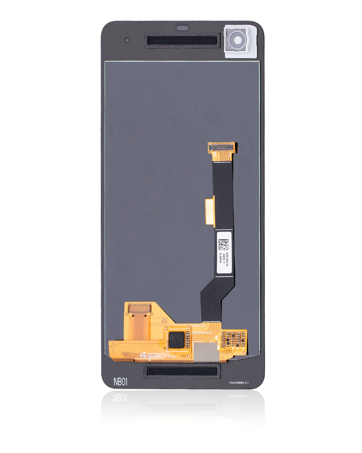 OLED Assembly Without Frame For Google Pixel 2 (Refurbished) (All Colors) - repair component detailed angle