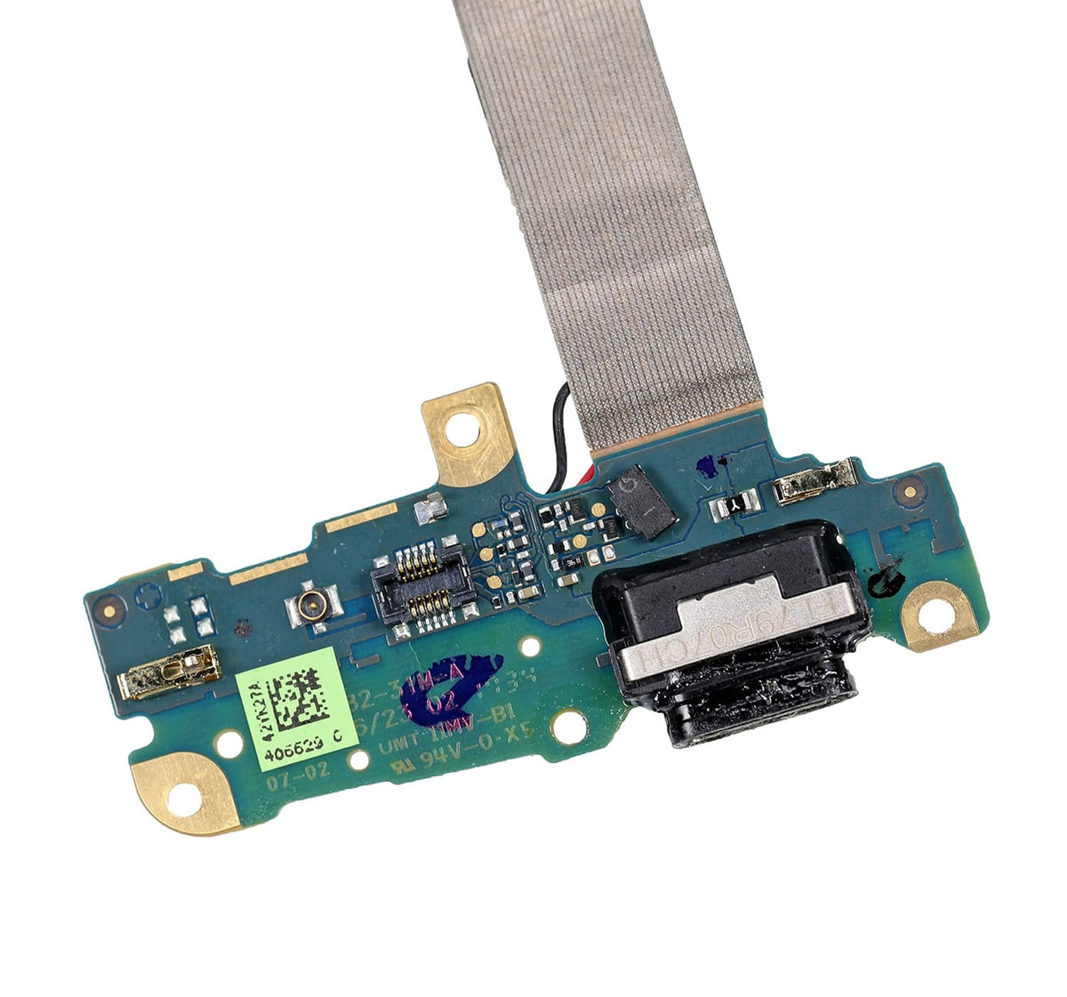Charging Port Flex Cable For Google Pixel 2 - replacement part additional angle