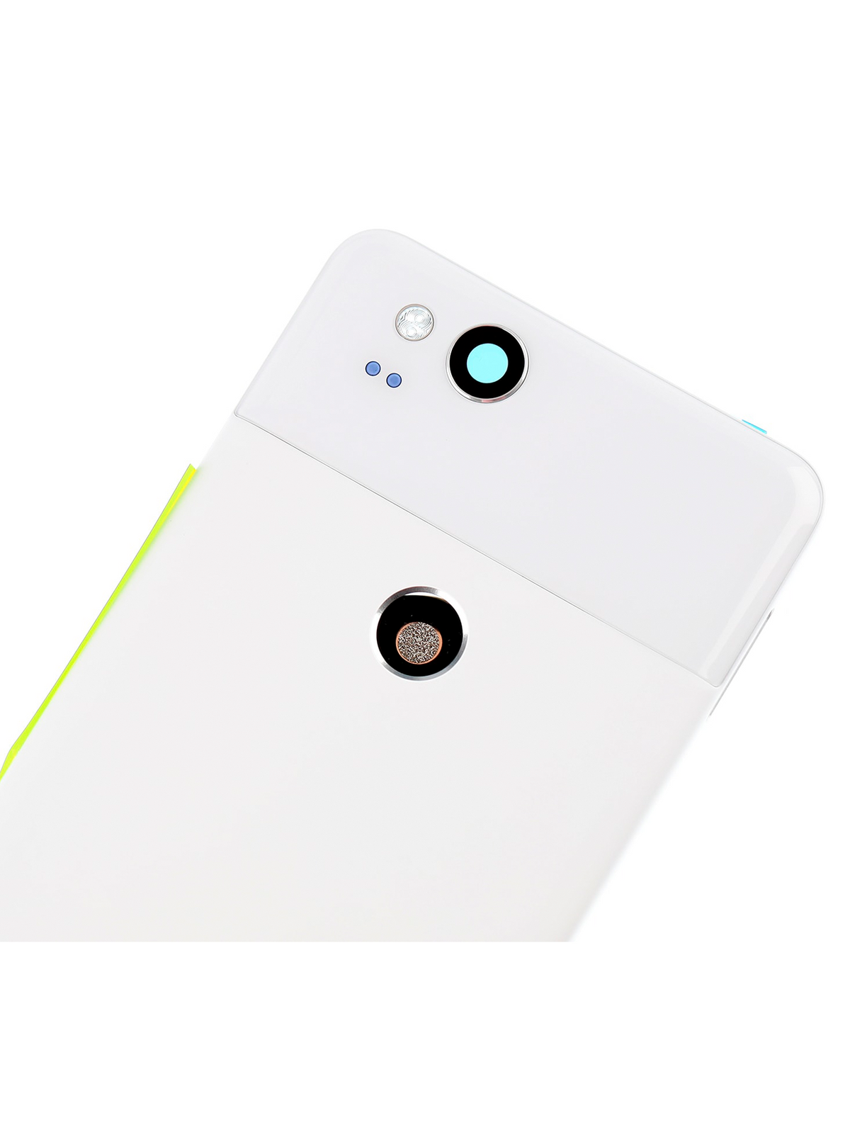 Back Housing W/ Small Components Pre-Installed For Google Pixel 2 (Used OEM Pull: Grade A) (White) - replacement part secondary detail