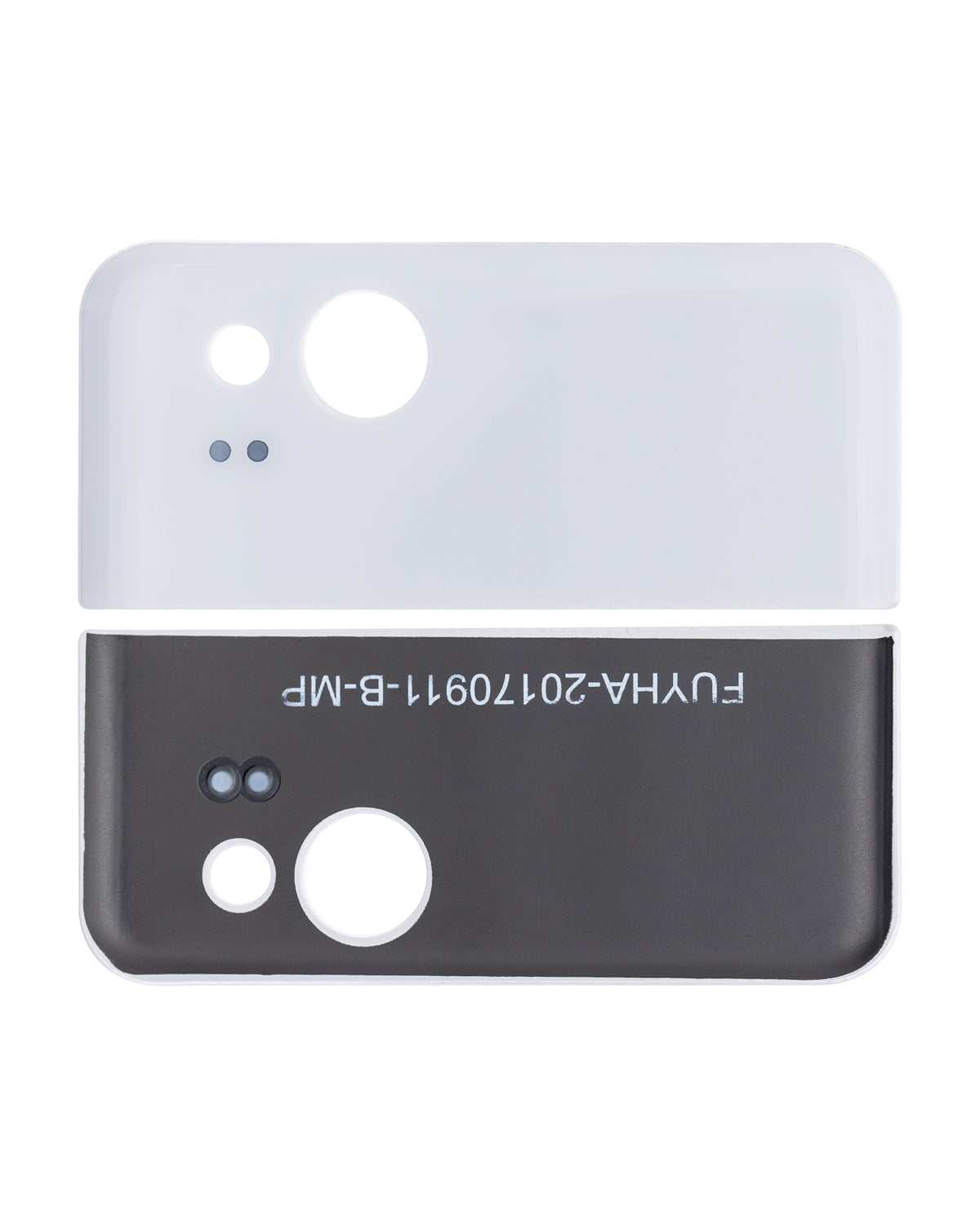 Back Glass For Google Pixel 2 (White) - repair component alternate view
