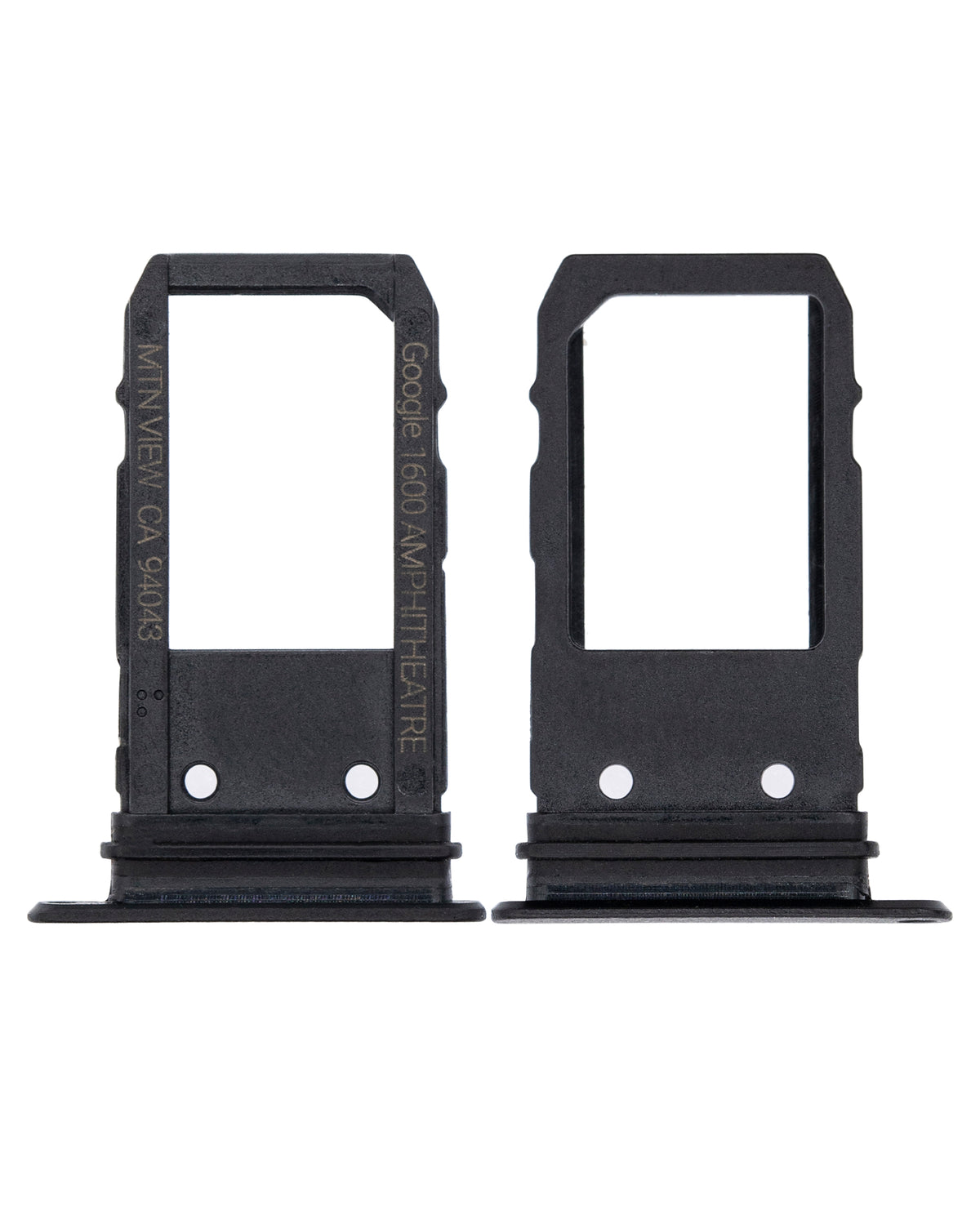 Sim Card Tray For Google Pixel 2 (Just Black) - repair component alternate view
