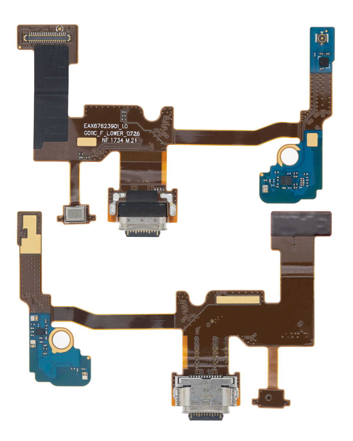Charging Port Flex Cable For Google Pixel 2 XL - repair component alternate view