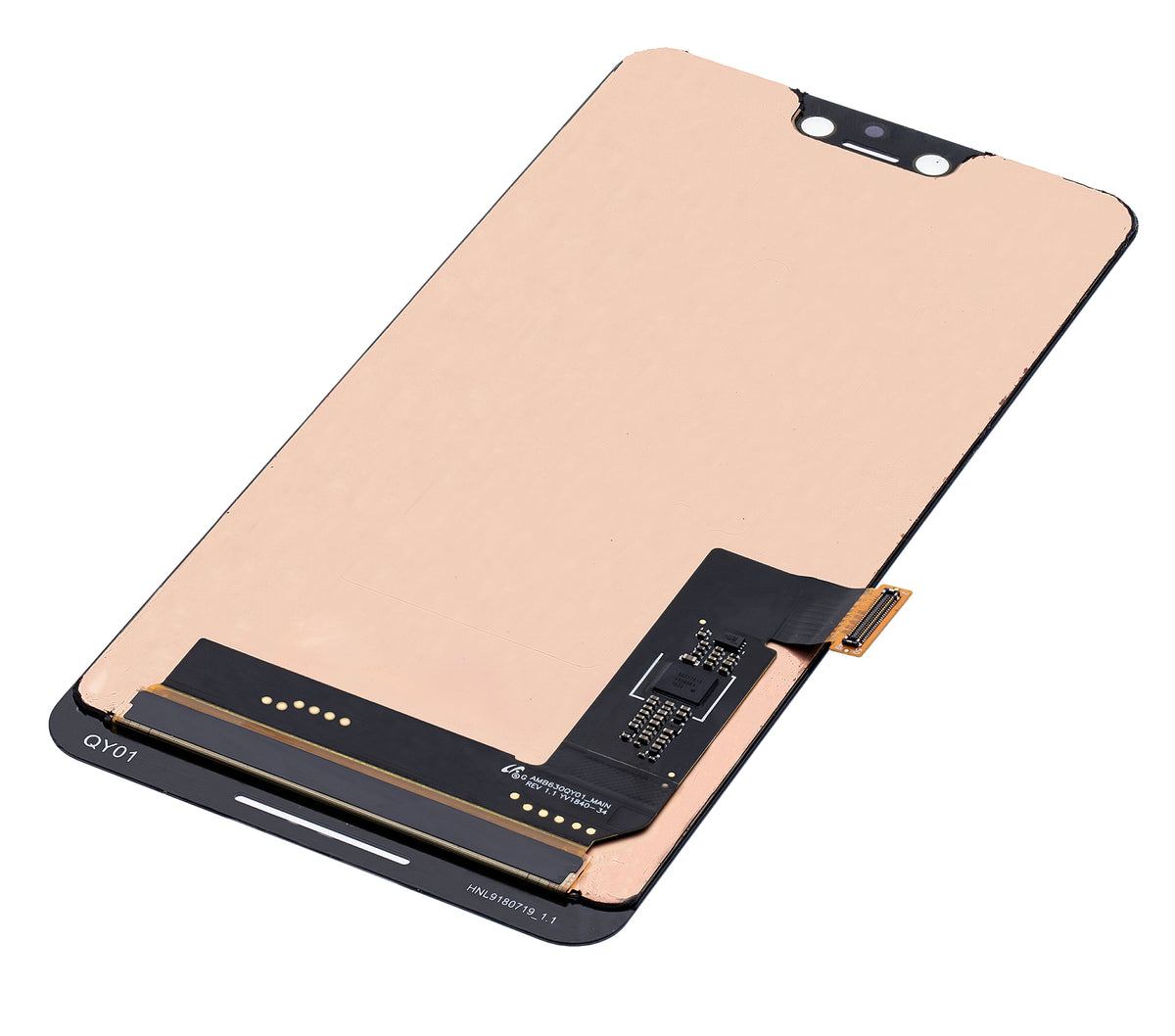 OLED Assembly Without Frame For Google Pixel 3 XL (Refurbished) (All Colors) - replacement component detail view