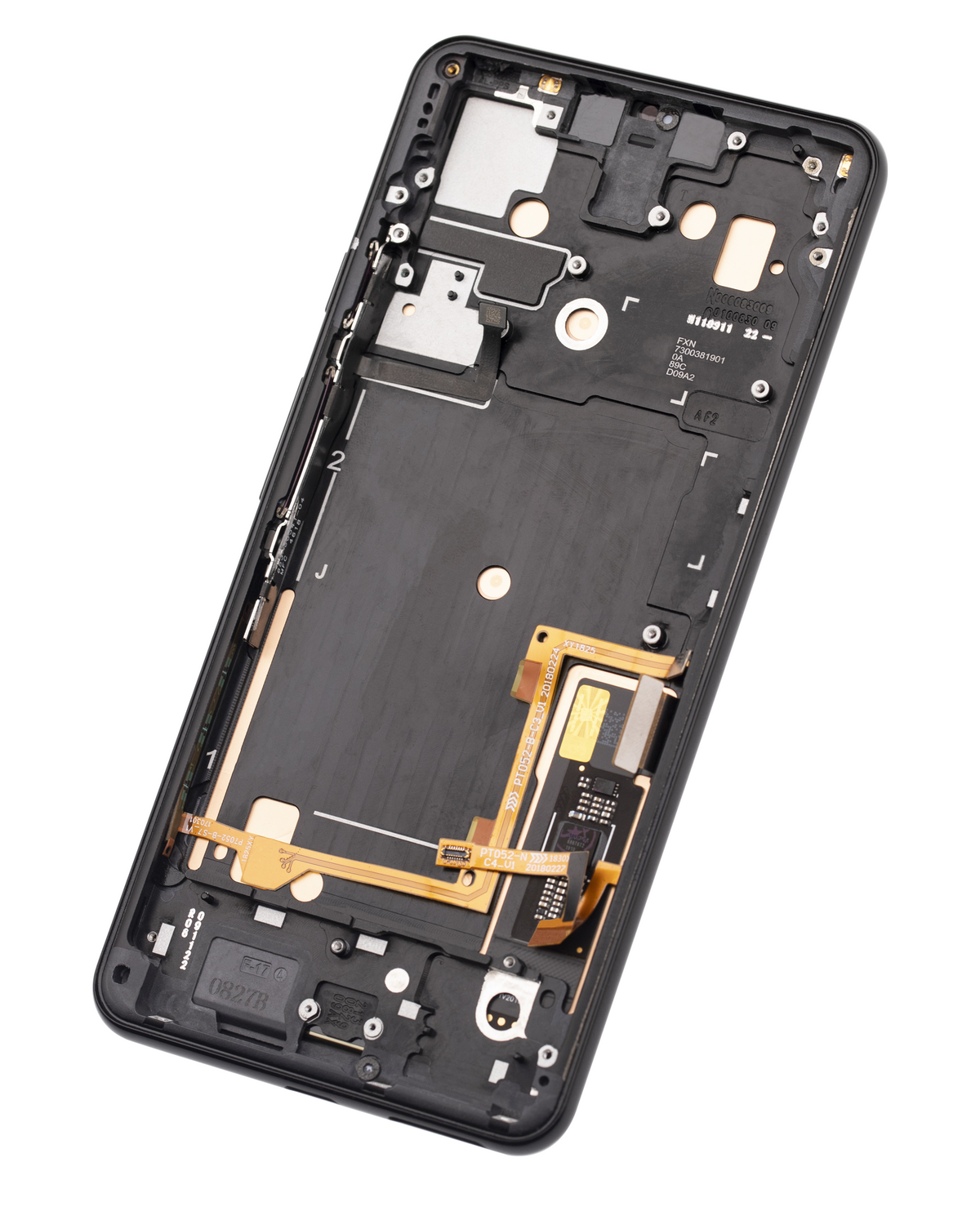 OLED Assembly With Frame For Google Pixel 3 XL (Refurbished) (Just Black) - repair component alternate view