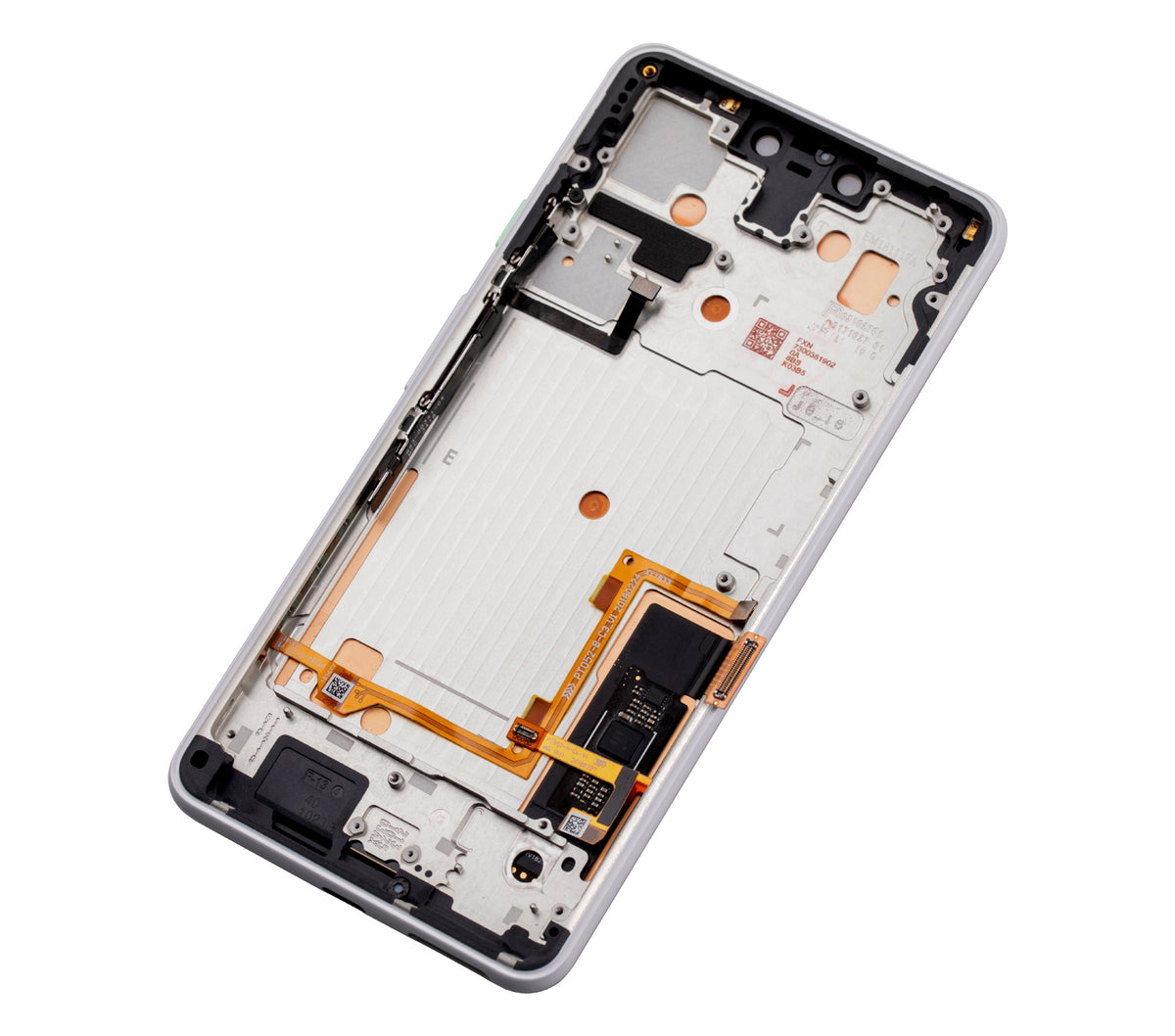 OLED Assembly With Frame For Google Pixel 3 XL (Refurbished) (Clearly White) - replacement component detail view
