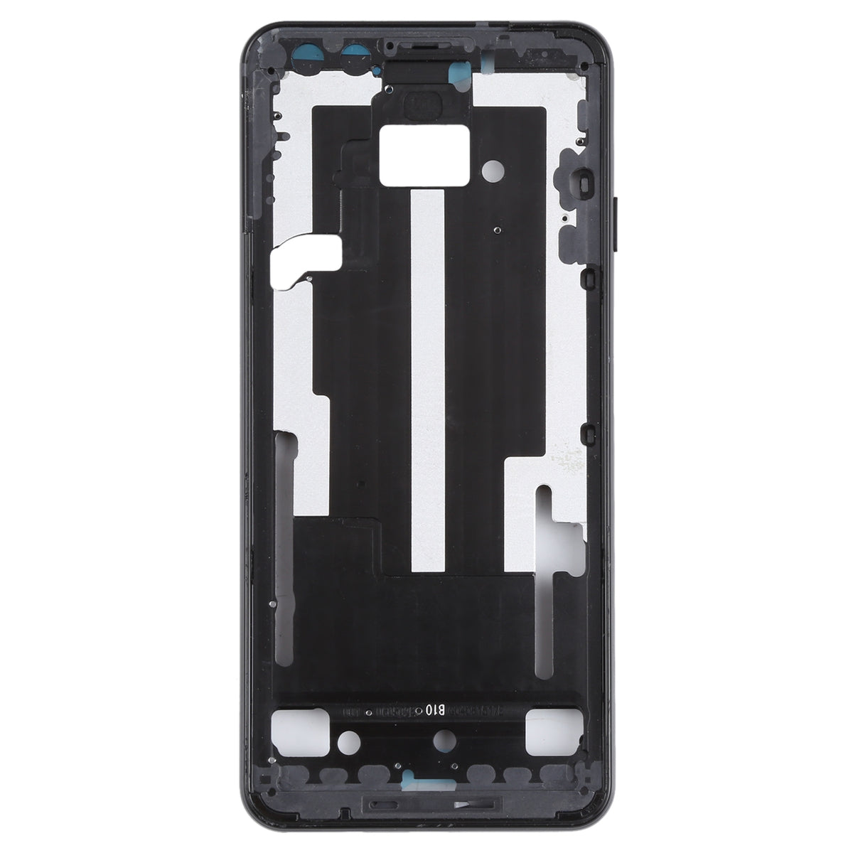 Mid Frame Housing For Google Pixel 3 XL (Just Black) - repair component alternate view