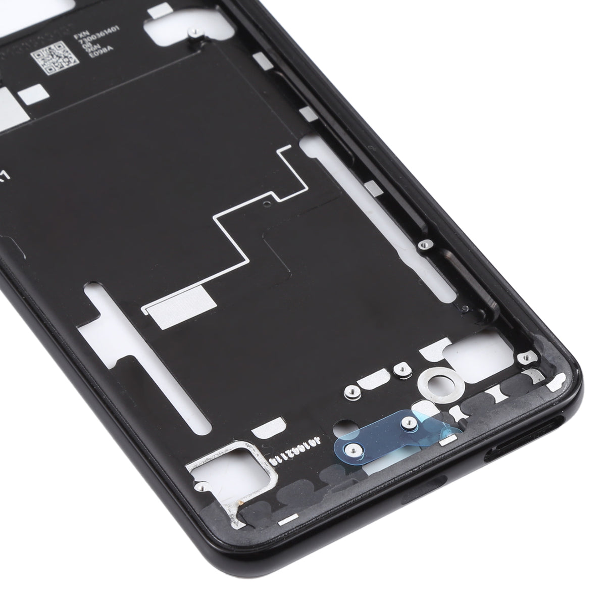 Mid Frame Housing For Google Pixel 3 XL (Just Black) - replacement component detail view